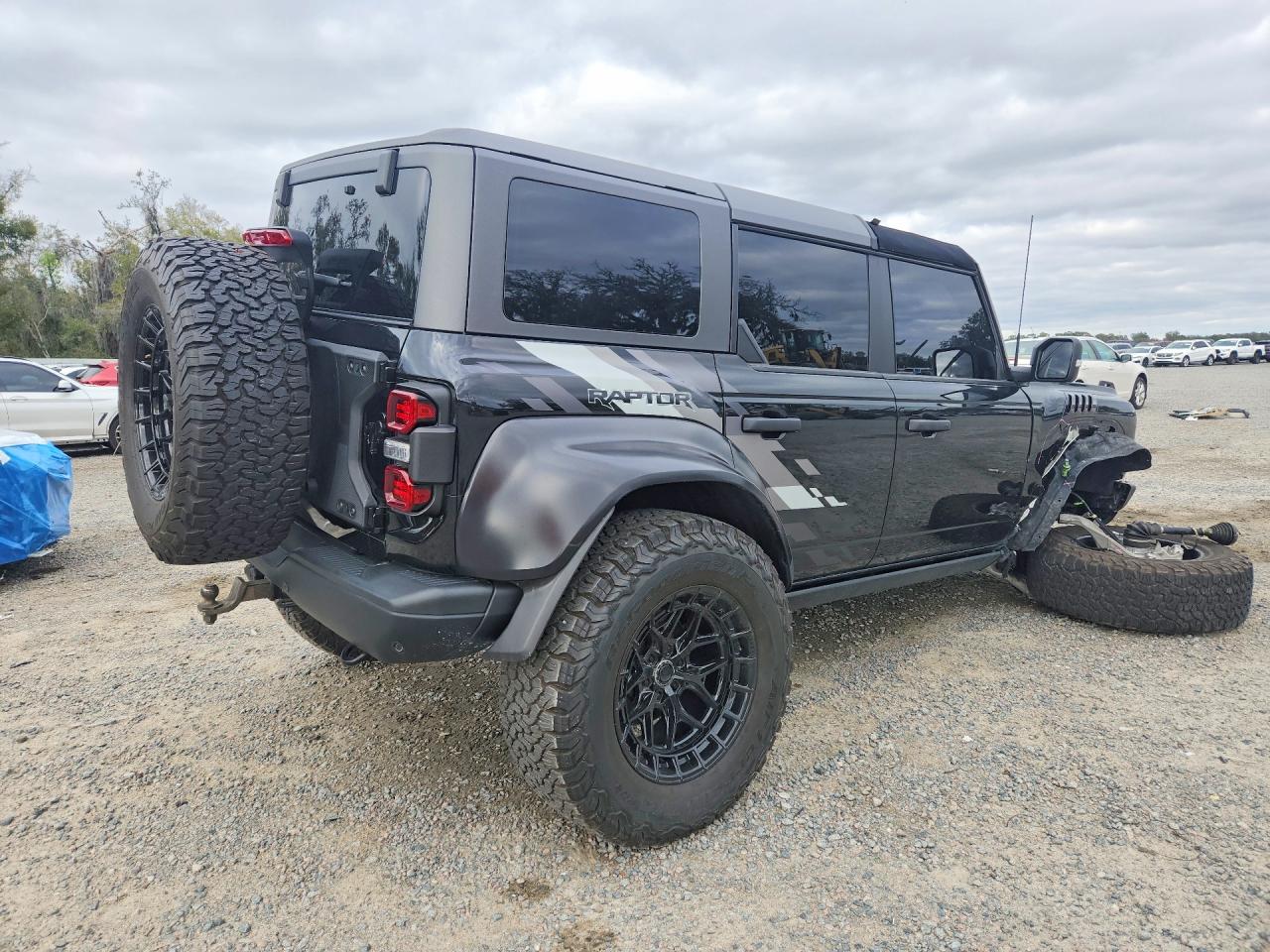 2023 Ford Bronco Raptor Black vin: 1FMEE5JR3PLC06161