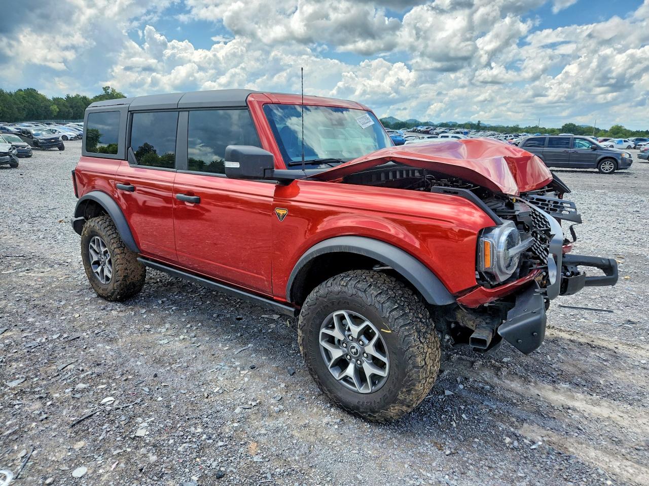 2024 Ford Bronco Badlands Red vin: 1FMEE9BP1RLB50048