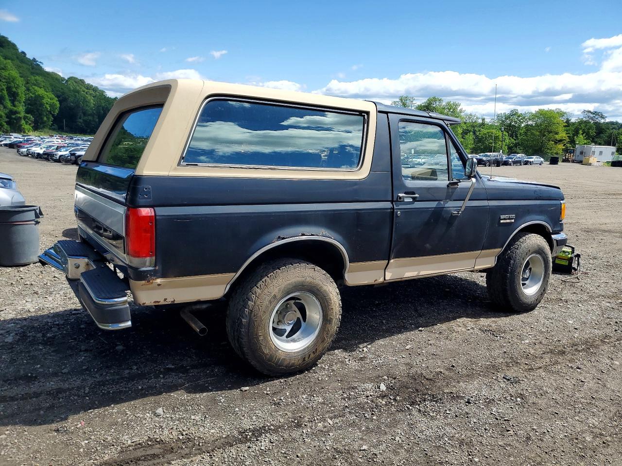 1991 Ford Bronco U100 Black vin: 1FMEU15H1MLA09532