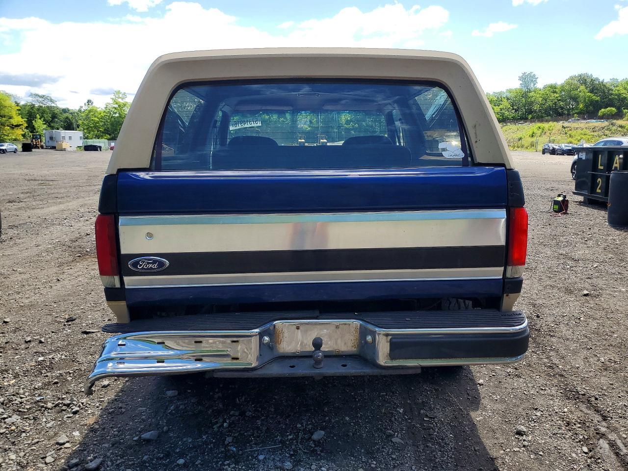 1991 Ford Bronco U100 Black vin: 1FMEU15H1MLA09532