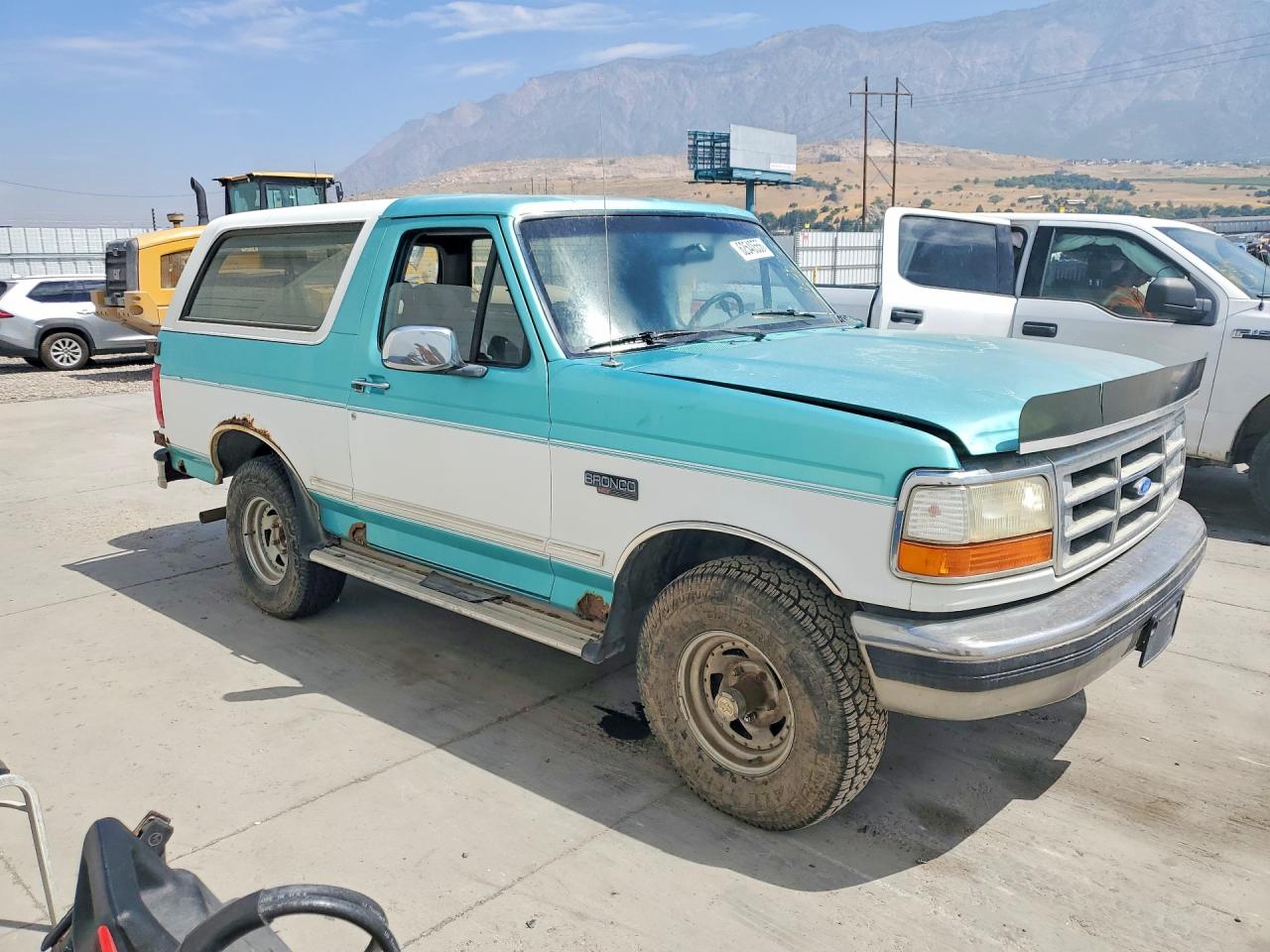 1994 Ford Bronco U100 Teal vin: 1FMEU15H1RLA22062