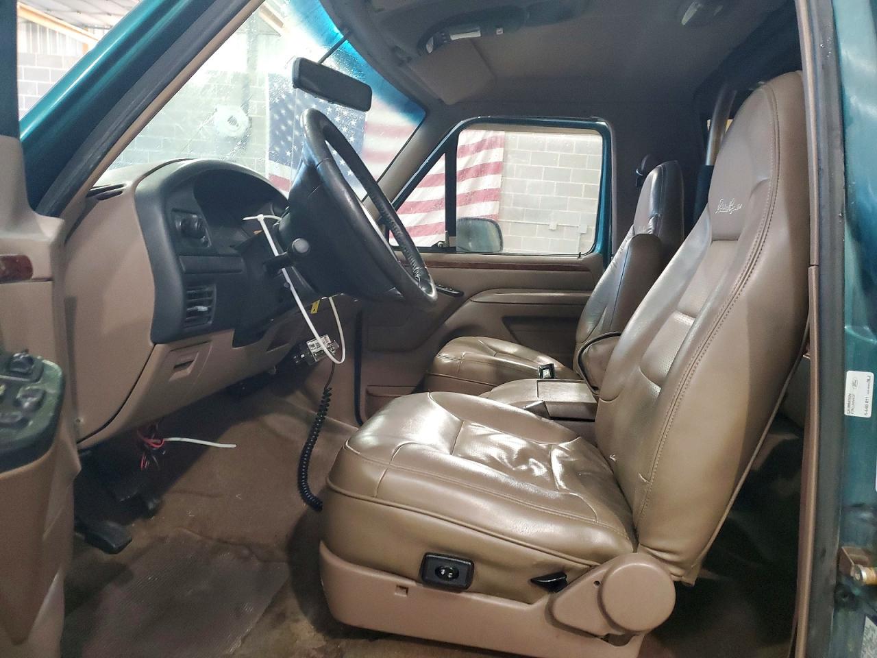 1996 Ford Bronco U100 Teal vin: 1FMEU15H1TLB48073