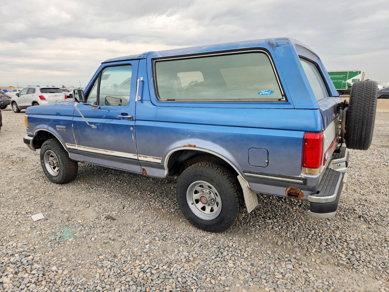1991 Ford Bronco U100 Blue vin: 1FMEU15H3MLA33427