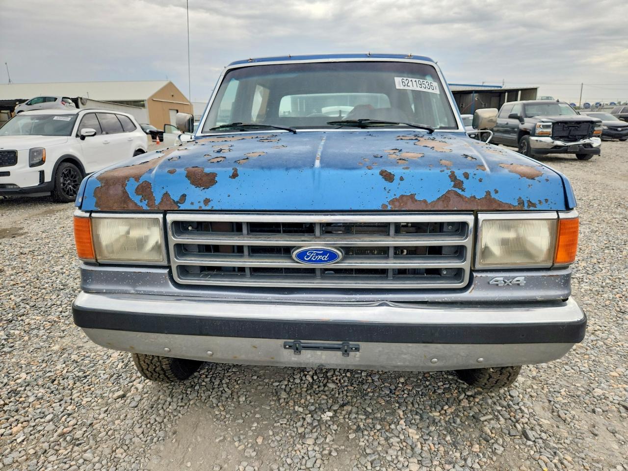 1991 Ford Bronco U100 Blue vin: 1FMEU15H3MLA33427