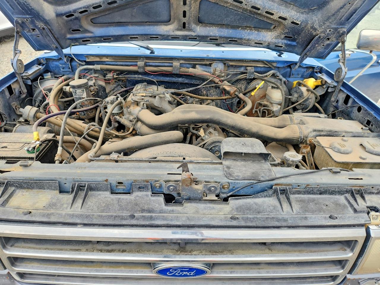 1991 Ford Bronco U100 Blue vin: 1FMEU15H3MLA33427