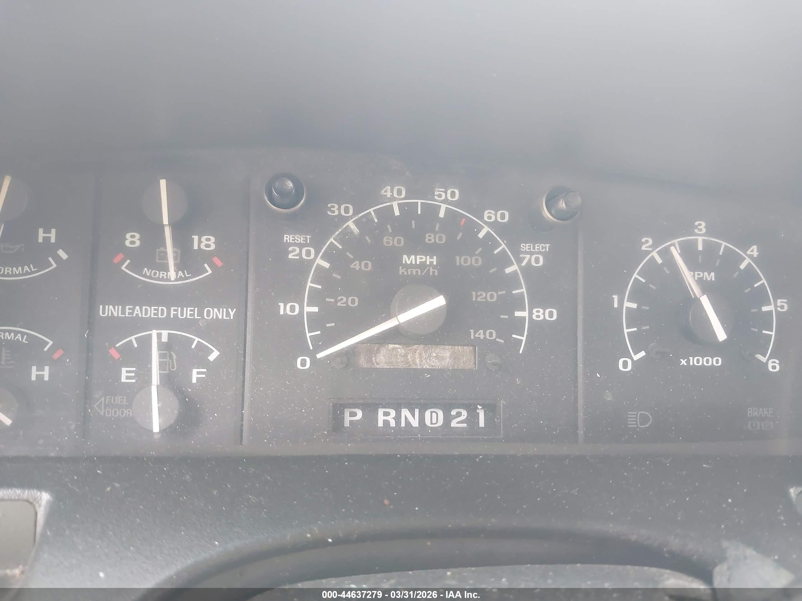 1992 Ford Bronco U100 Black vin: 1FMEU15H3NLA14099