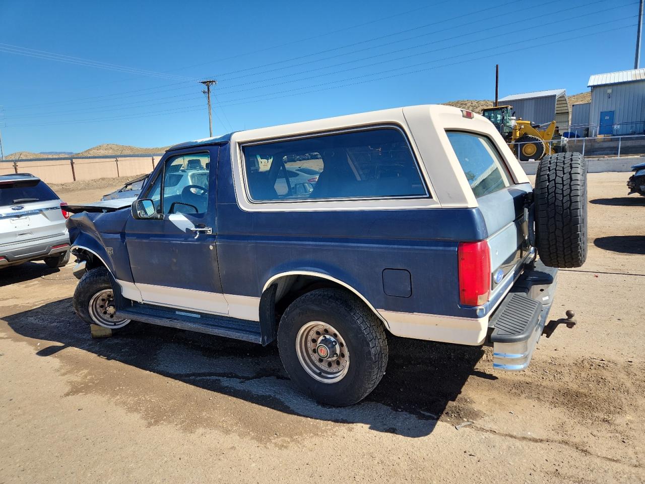 1992 Ford Bronco U100 Blue vin: 1FMEU15H3NLA96268
