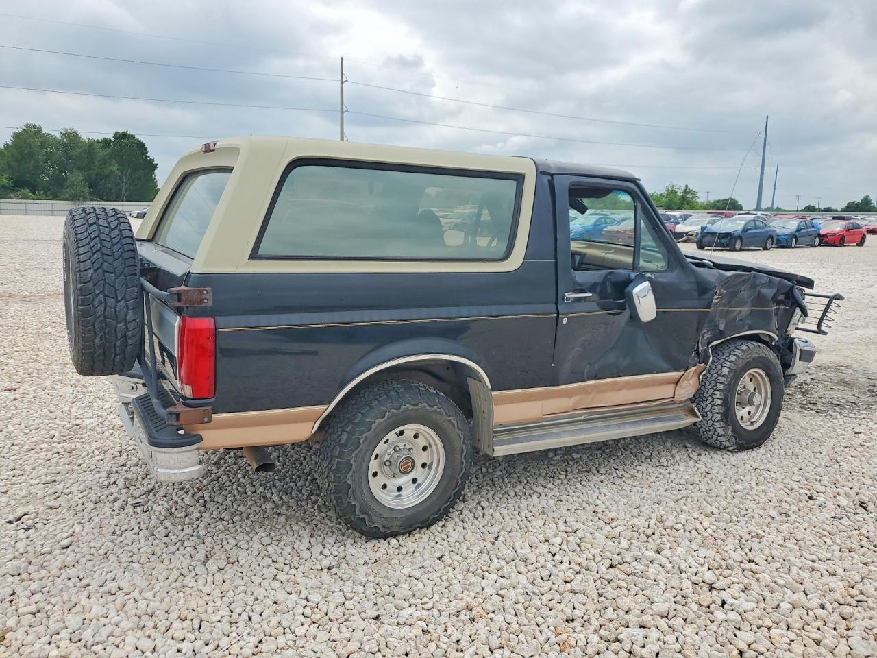 1994 Ford Bronco U100 Black vin: 1FMEU15H3RLA96423
