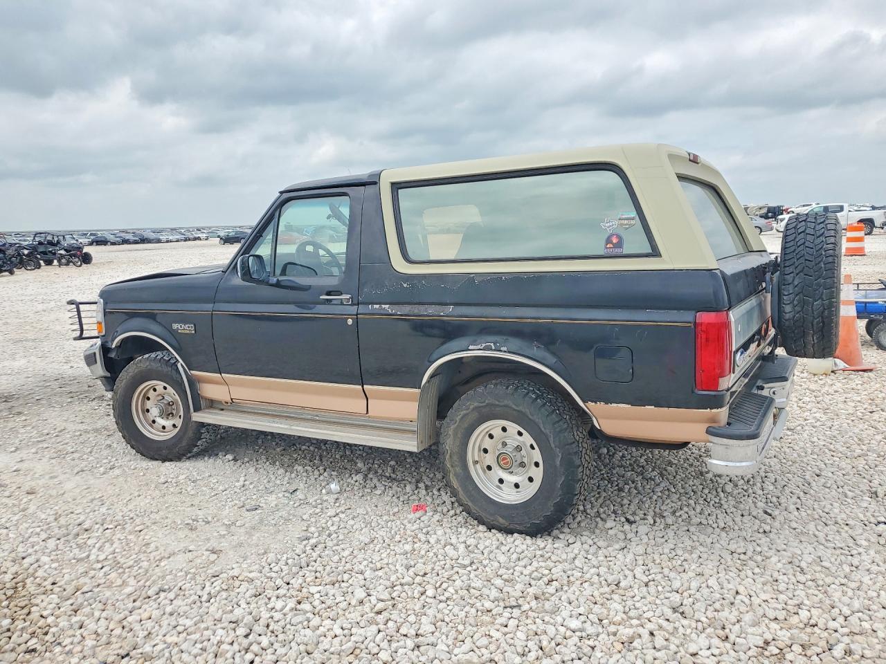 1994 Ford Bronco U100 Black vin: 1FMEU15H3RLA96423