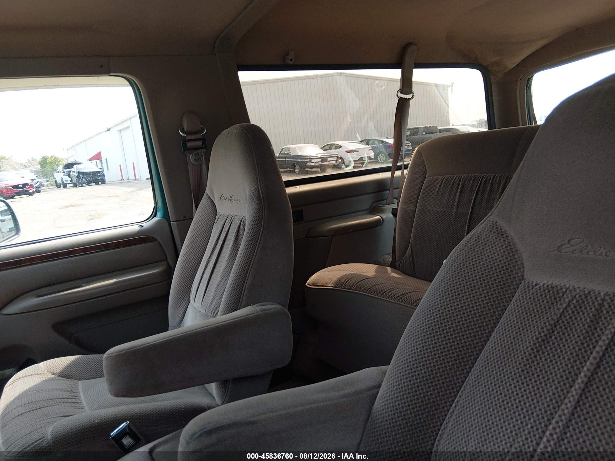 1996 Ford Bronco U100 Green vin: 1FMEU15H3TLA65079