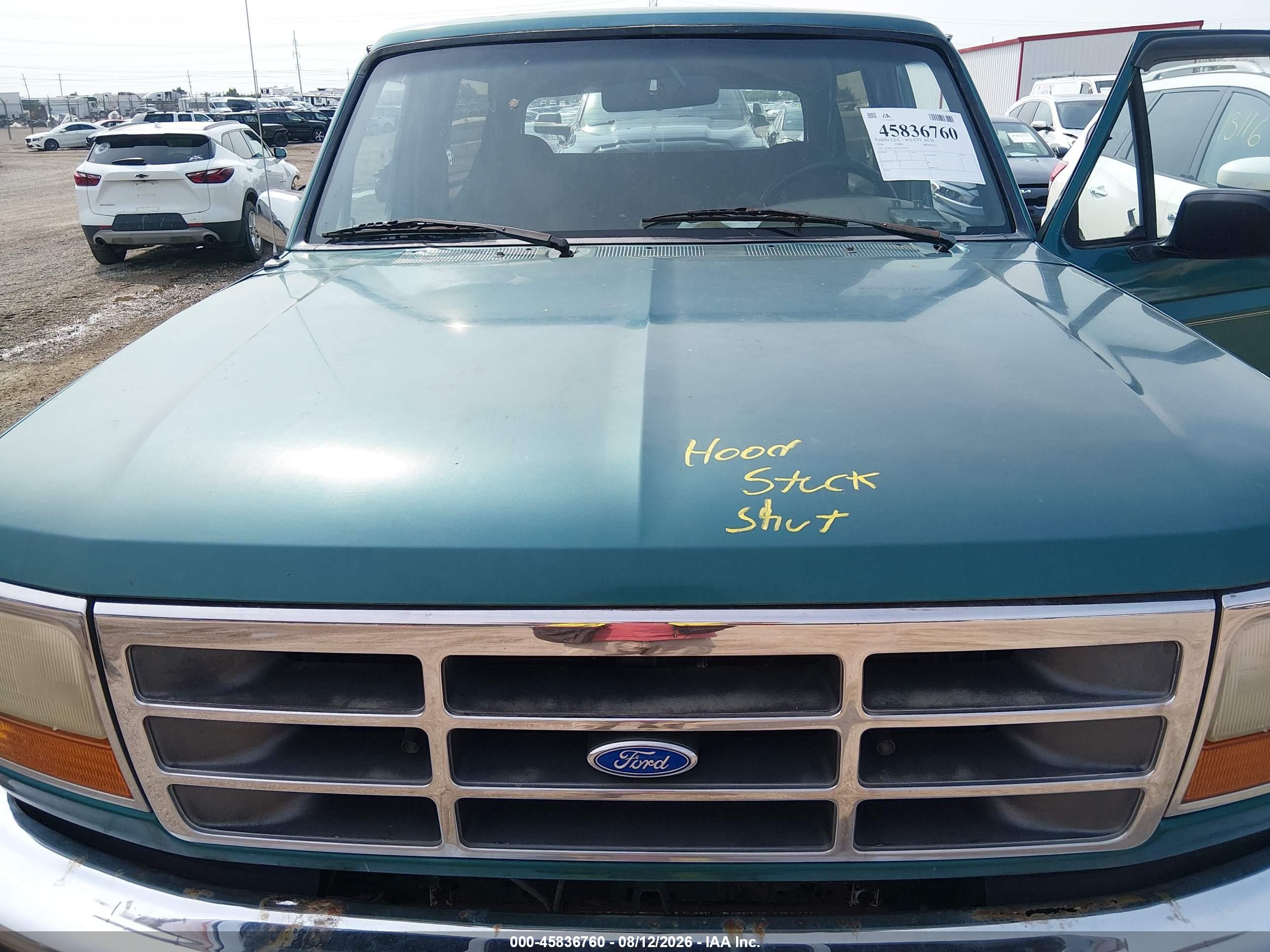 1996 Ford Bronco U100 Green vin: 1FMEU15H3TLA65079