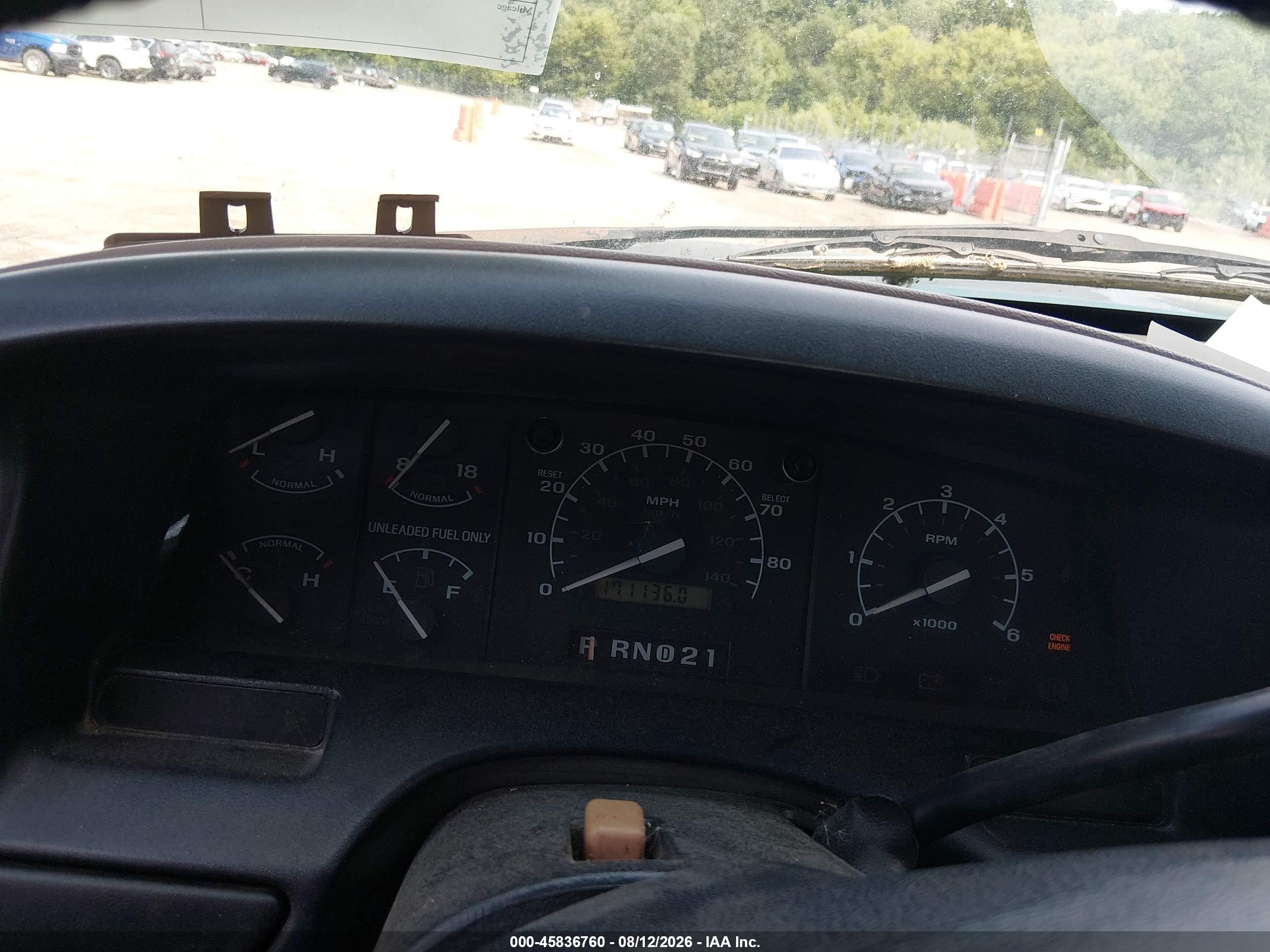 1996 Ford Bronco U100 Green vin: 1FMEU15H3TLA65079
