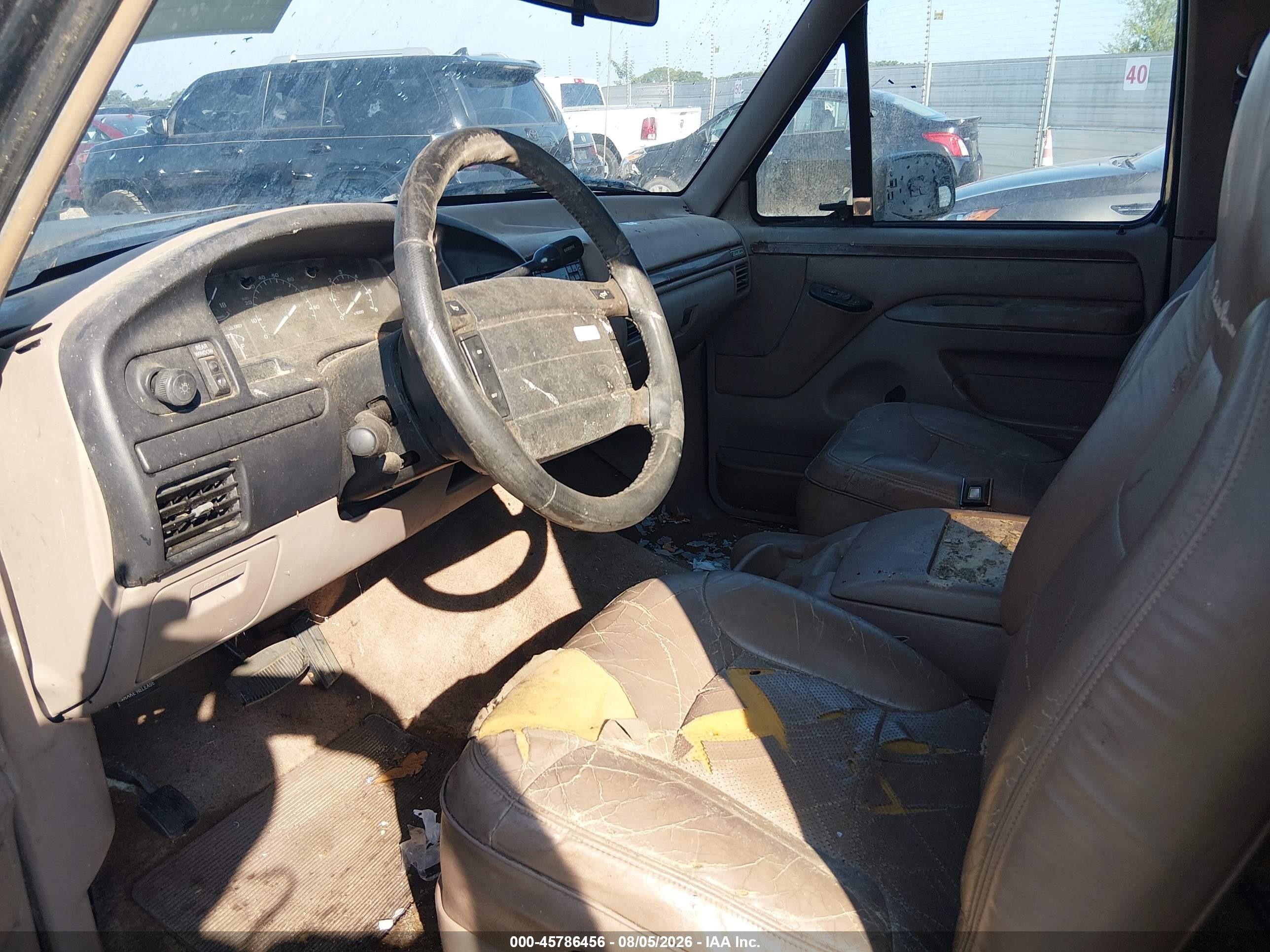 1996 Ford Bronco U100 Black vin: 1FMEU15H3TLA66703