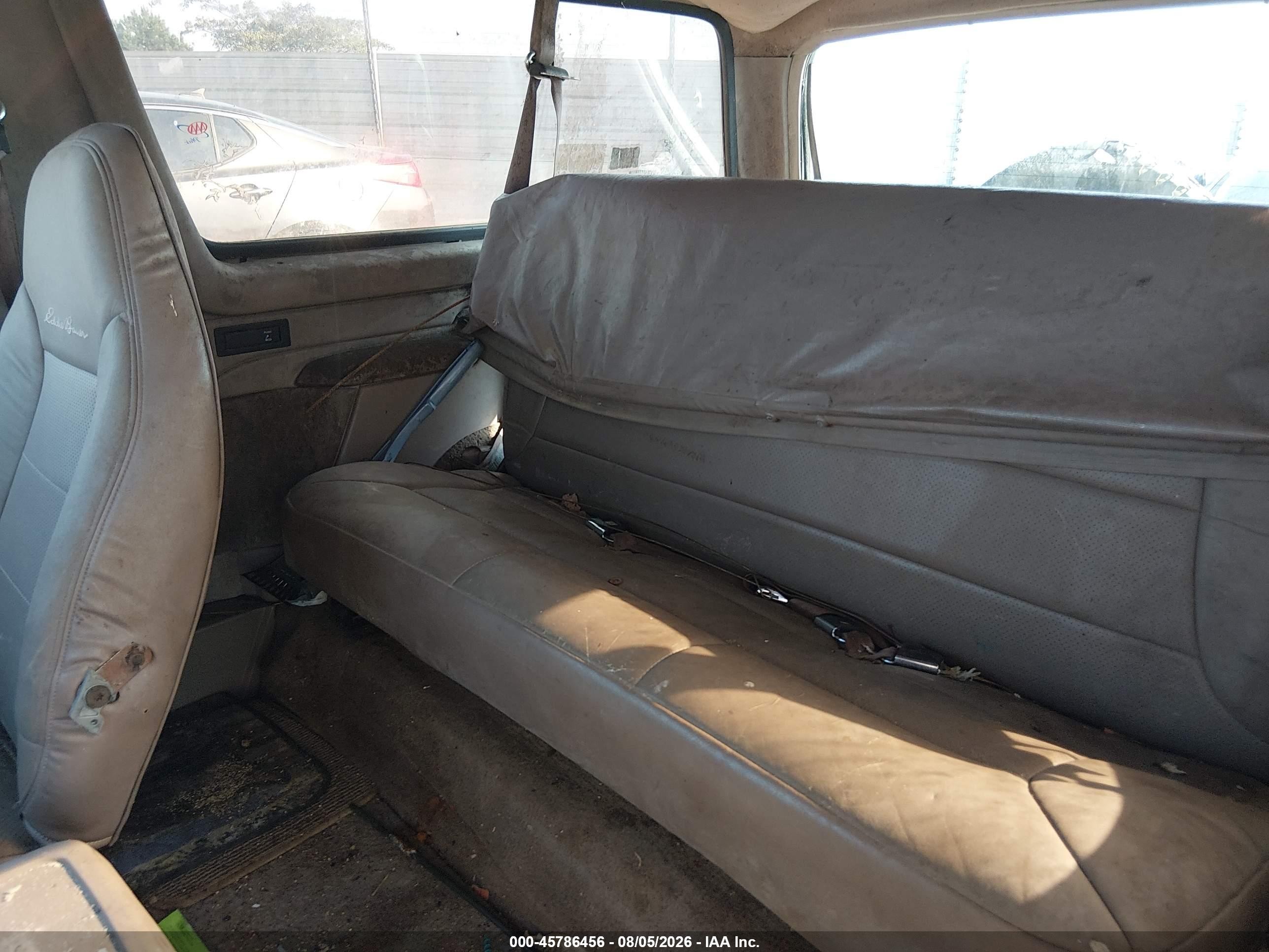 1996 Ford Bronco U100 Black vin: 1FMEU15H3TLA66703