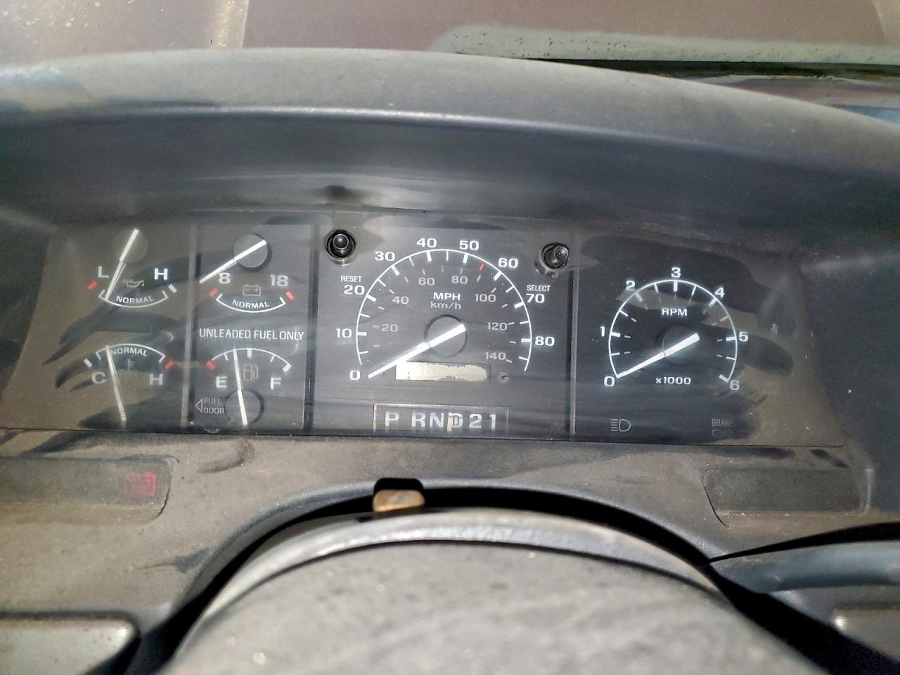 1992 Ford Bronco U100 Burgundy vin: 1FMEU15H5NLA31373