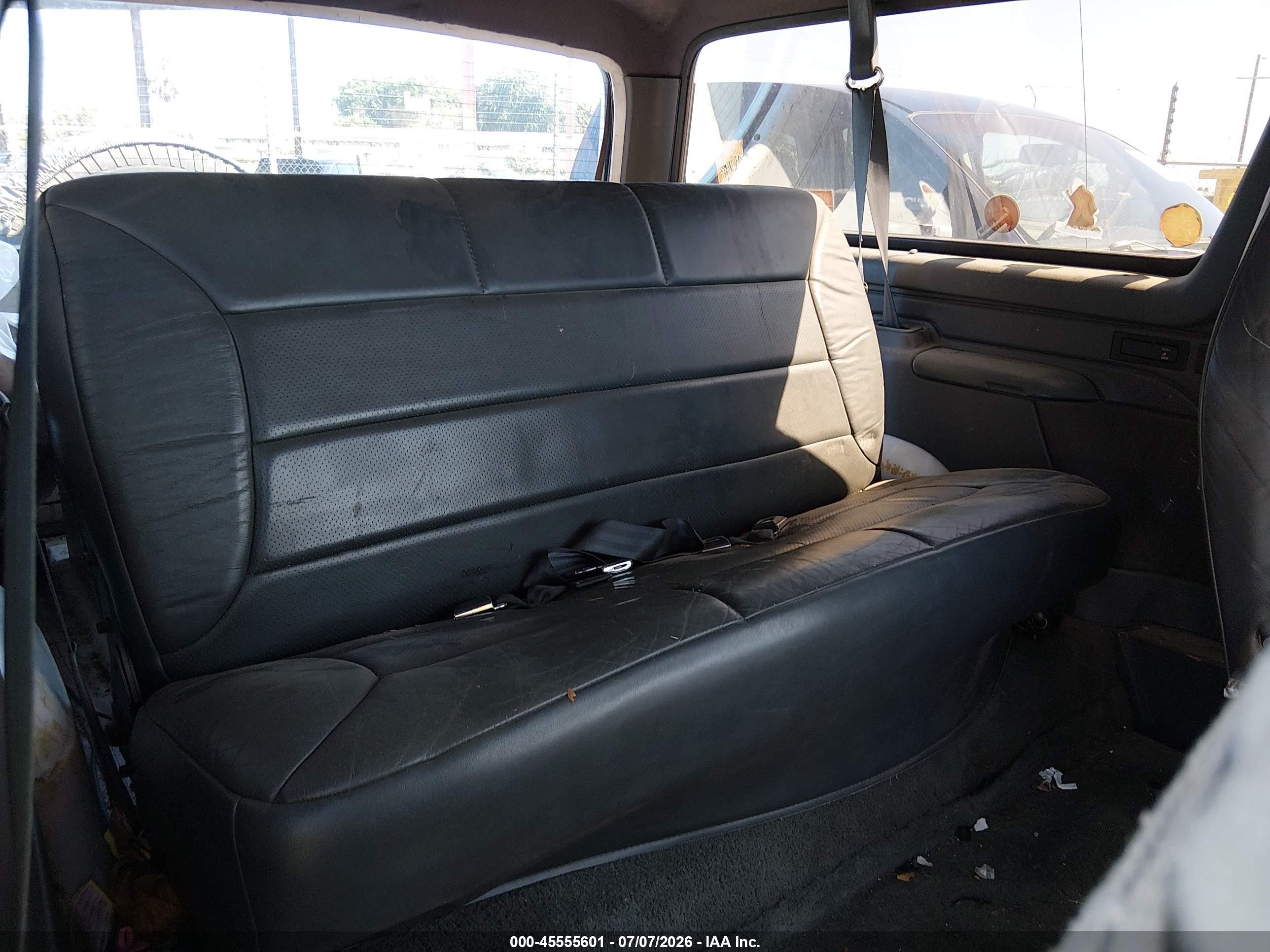 1993 Ford Bronco U100 White vin: 1FMEU15H7PLA74048