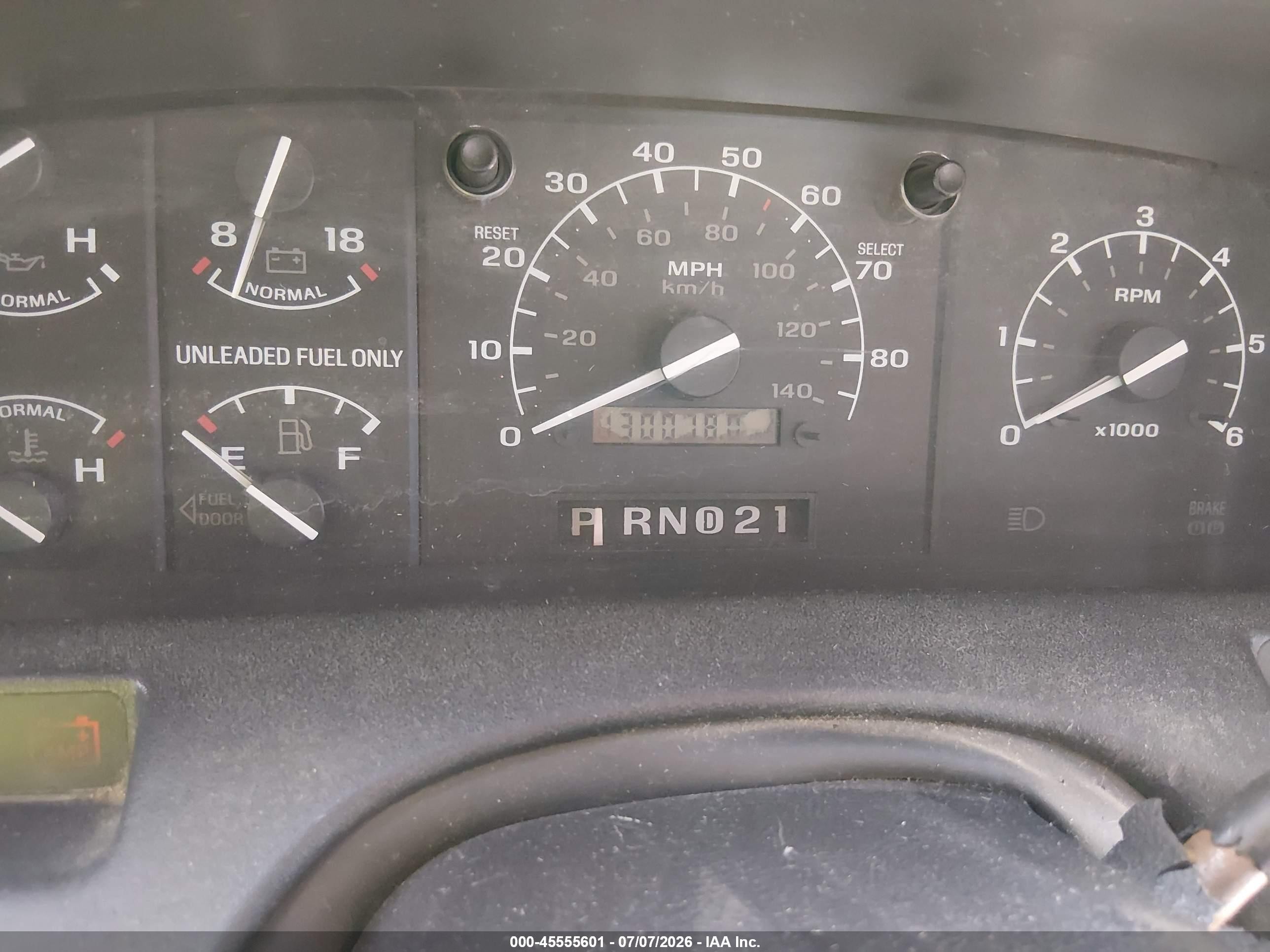 1993 Ford Bronco U100 White vin: 1FMEU15H7PLA74048
