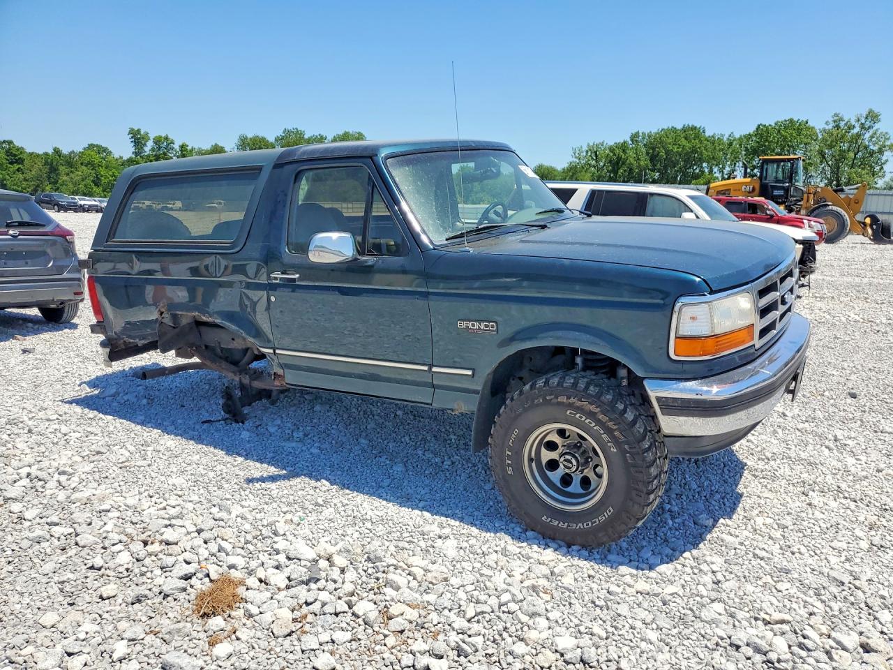 1995 Ford Bronco U100 Green vin: 1FMEU15H7SLA61583