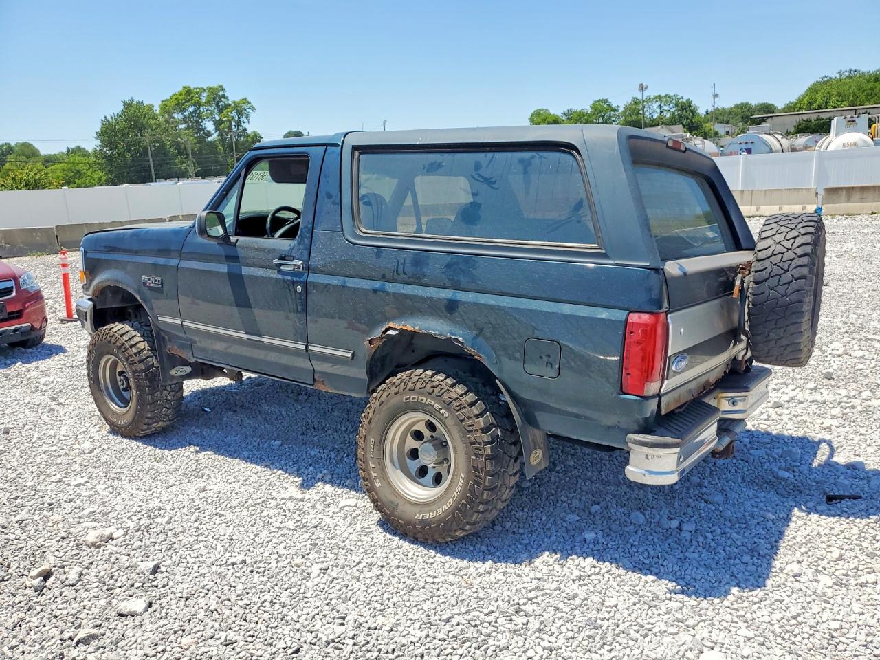 1995 Ford Bronco U100 Green vin: 1FMEU15H7SLA61583