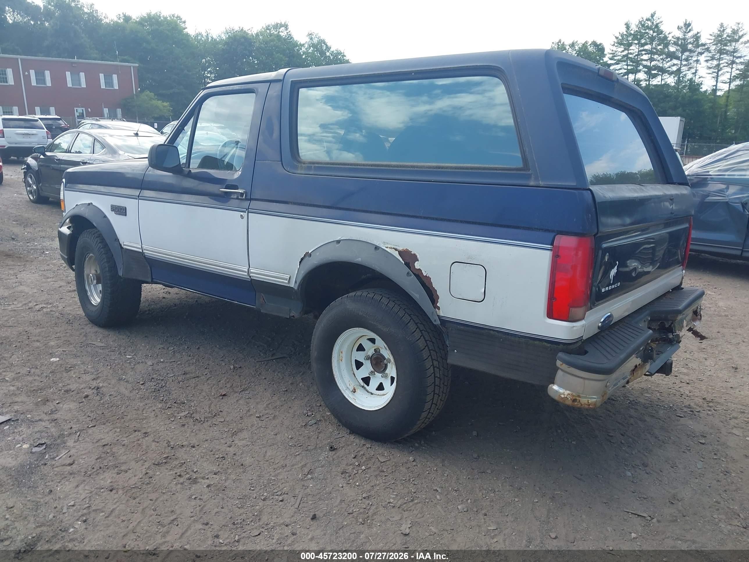 1995 Ford Bronco U100 Зеленый vin: 1FMEU15H7SLB23578