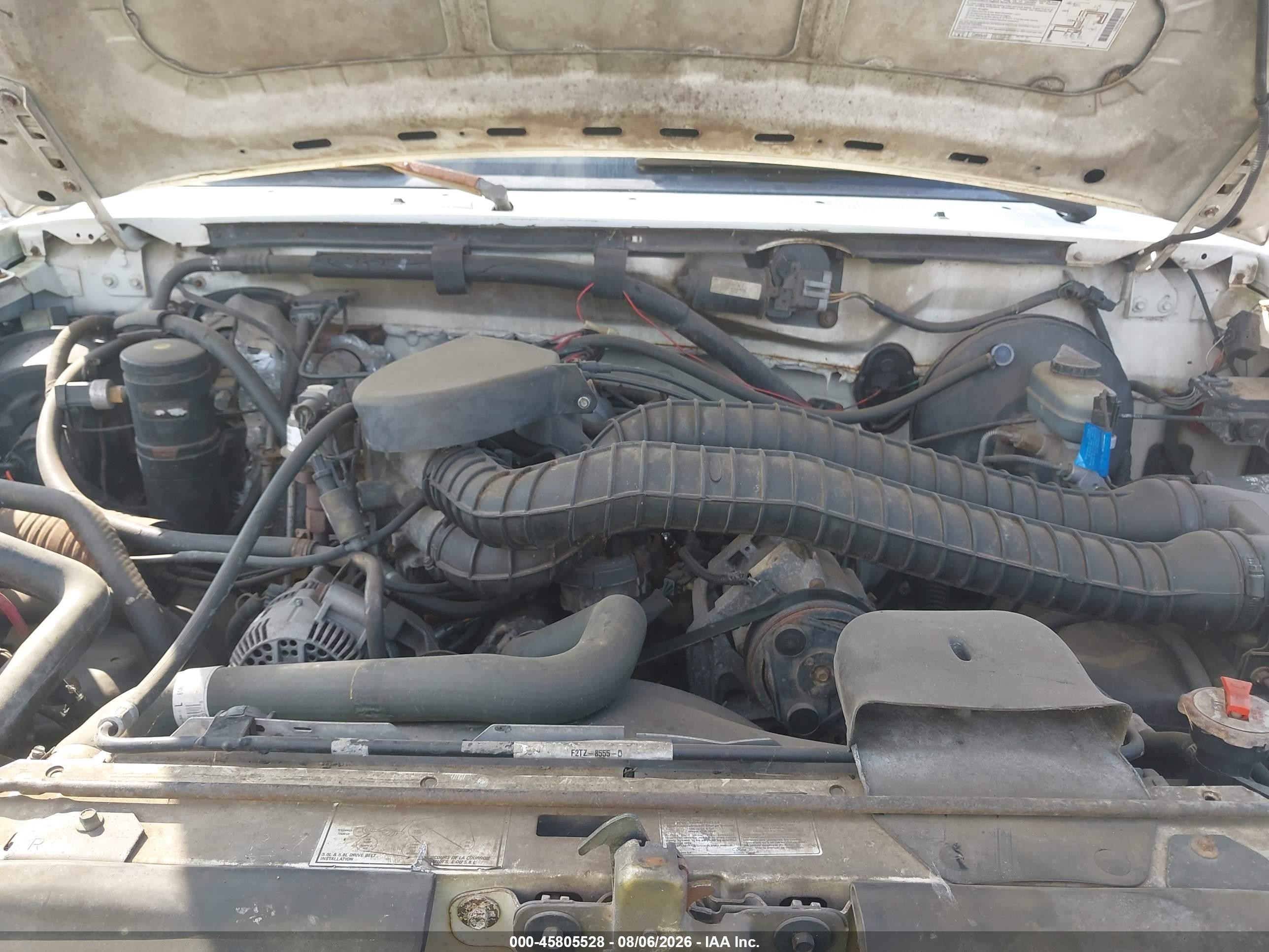 1995 Ford Bronco U100 White vin: 1FMEU15H7SLB87281