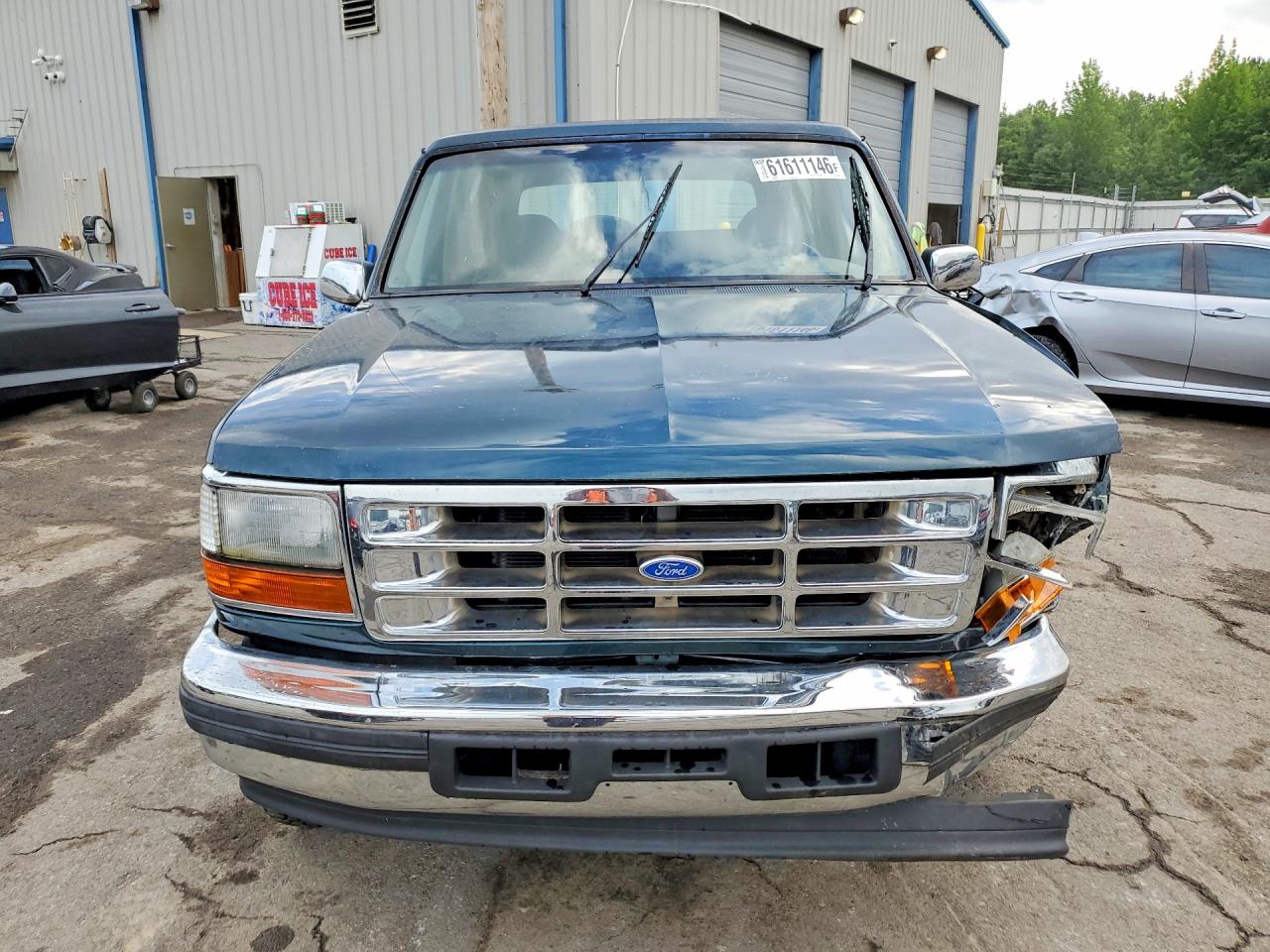 1995 Ford Bronco U100 Blue vin: 1FMEU15H7SLB87300
