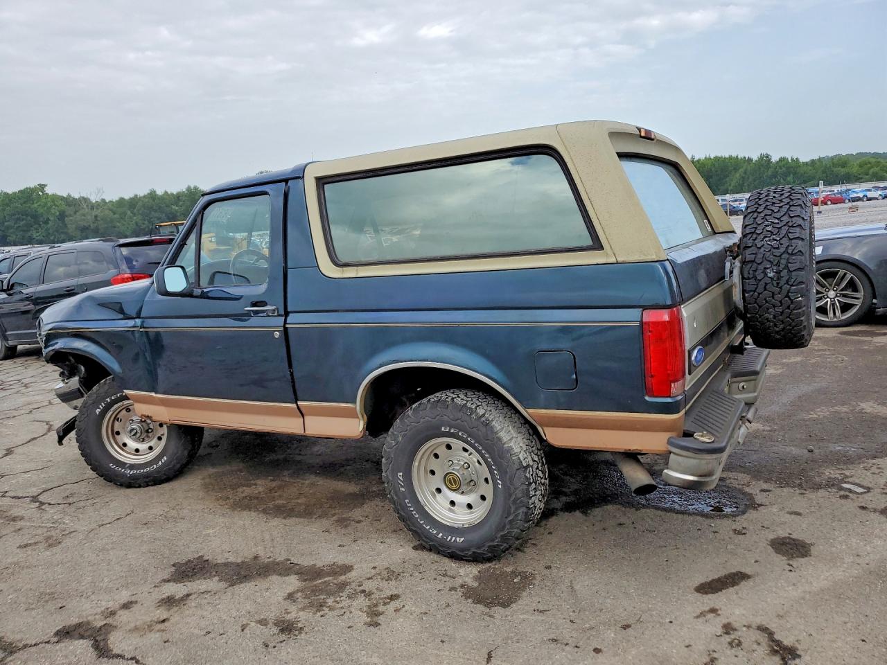 1995 Ford Bronco U100 Blue vin: 1FMEU15H7SLB87300