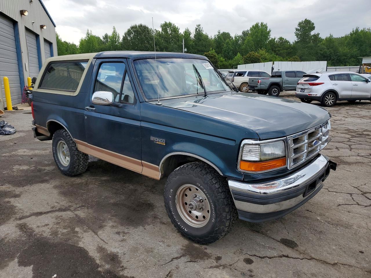 1995 Ford Bronco U100 Blue vin: 1FMEU15H7SLB87300