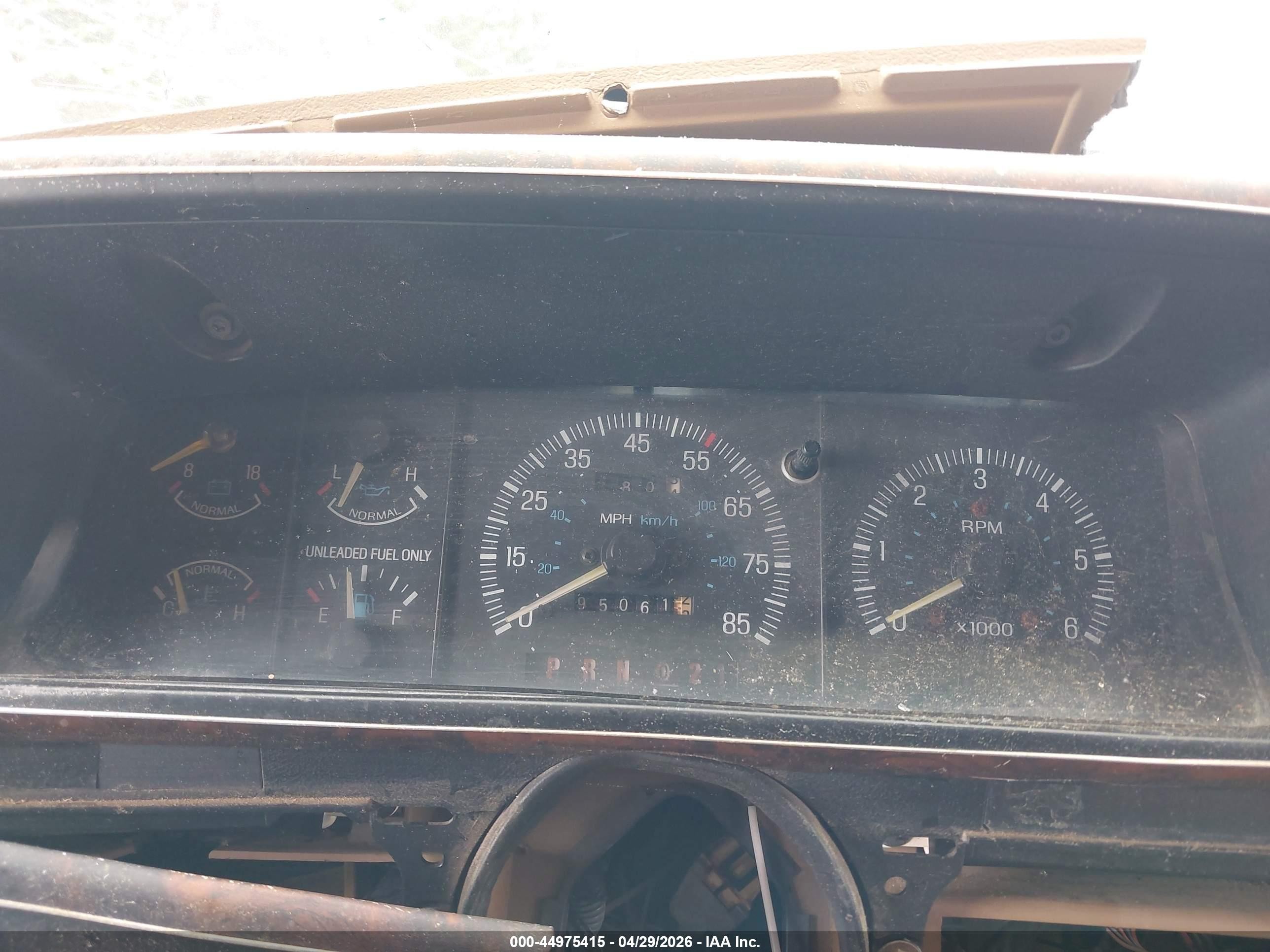 1991 Ford Bronco U100 Blue vin: 1FMEU15H8MLA00780