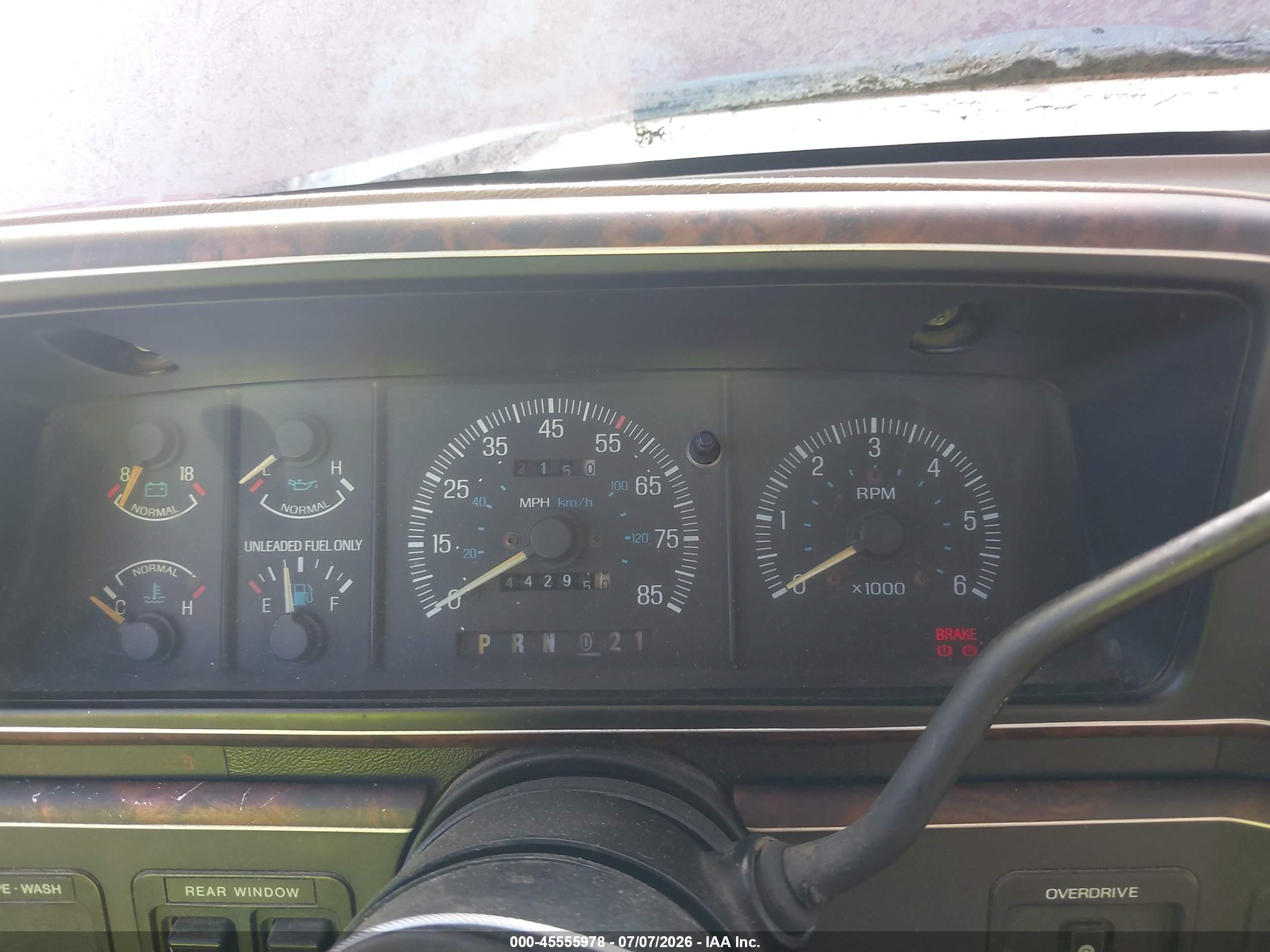 1990 Ford Bronco U100 Red vin: 1FMEU15H9LLB34504