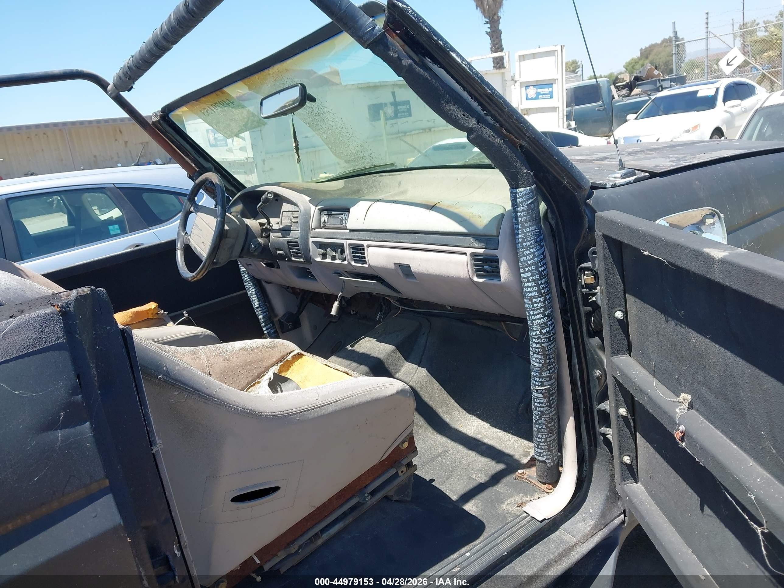 1995 Ford Bronco U100 Black vin: 1FMEU15HXSLB98159