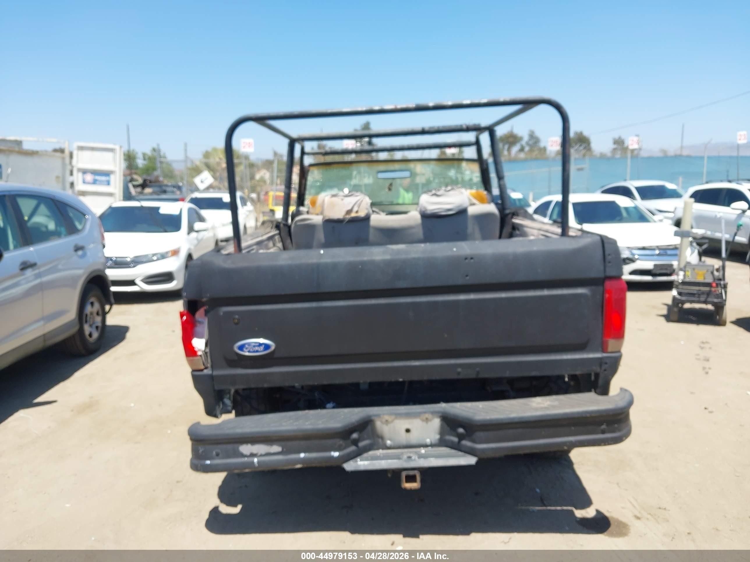 1995 Ford Bronco U100 Black vin: 1FMEU15HXSLB98159