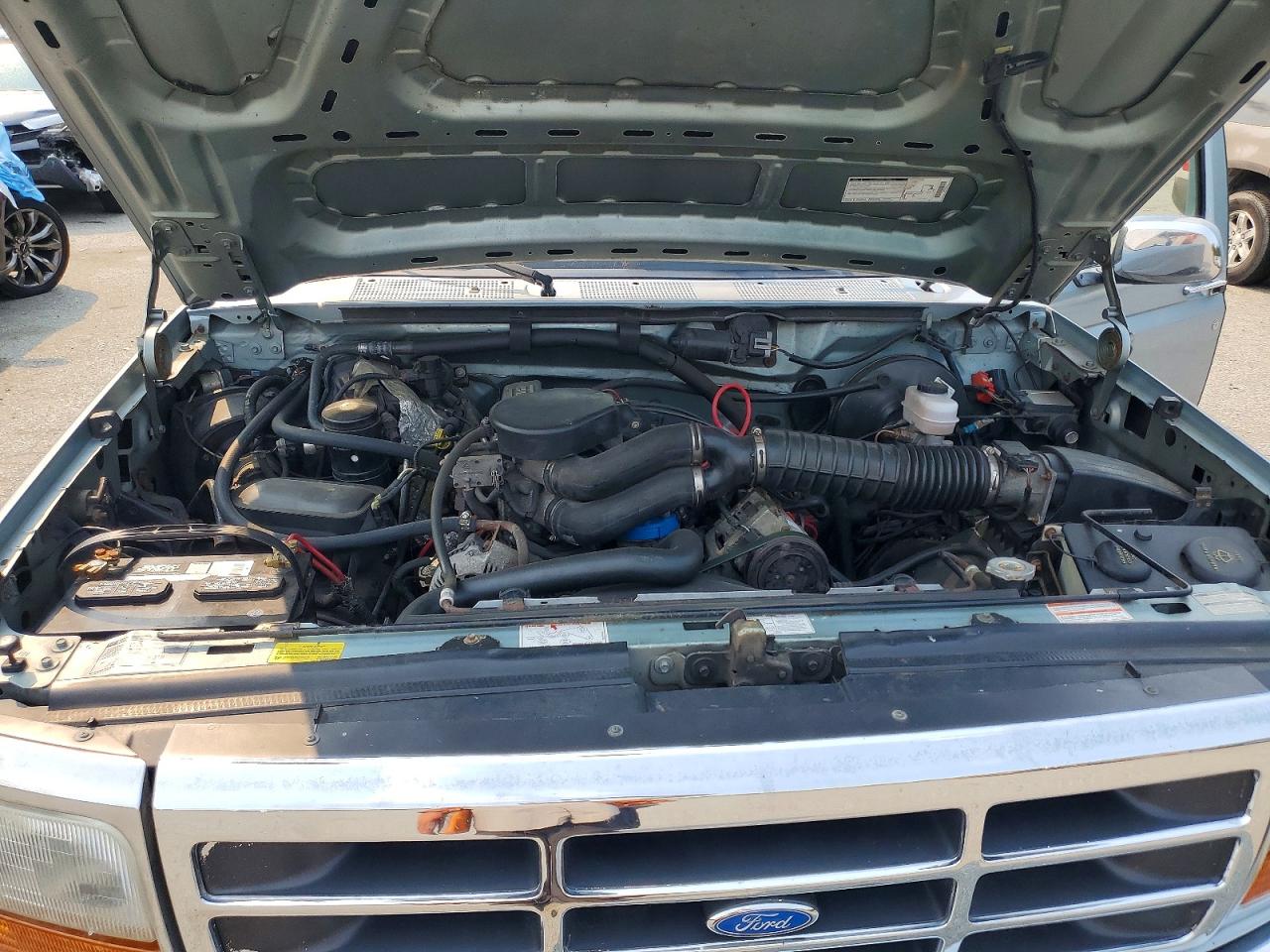 1996 Ford Bronco U100 Синий vin: 1FMEU15HXTLB46001