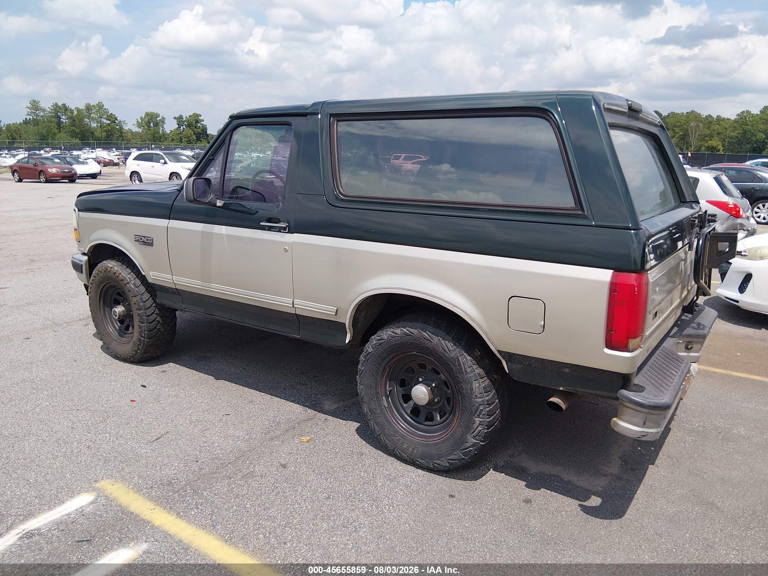 1994 Ford Bronco U100 vin: 1FMEU15N0RLA41577