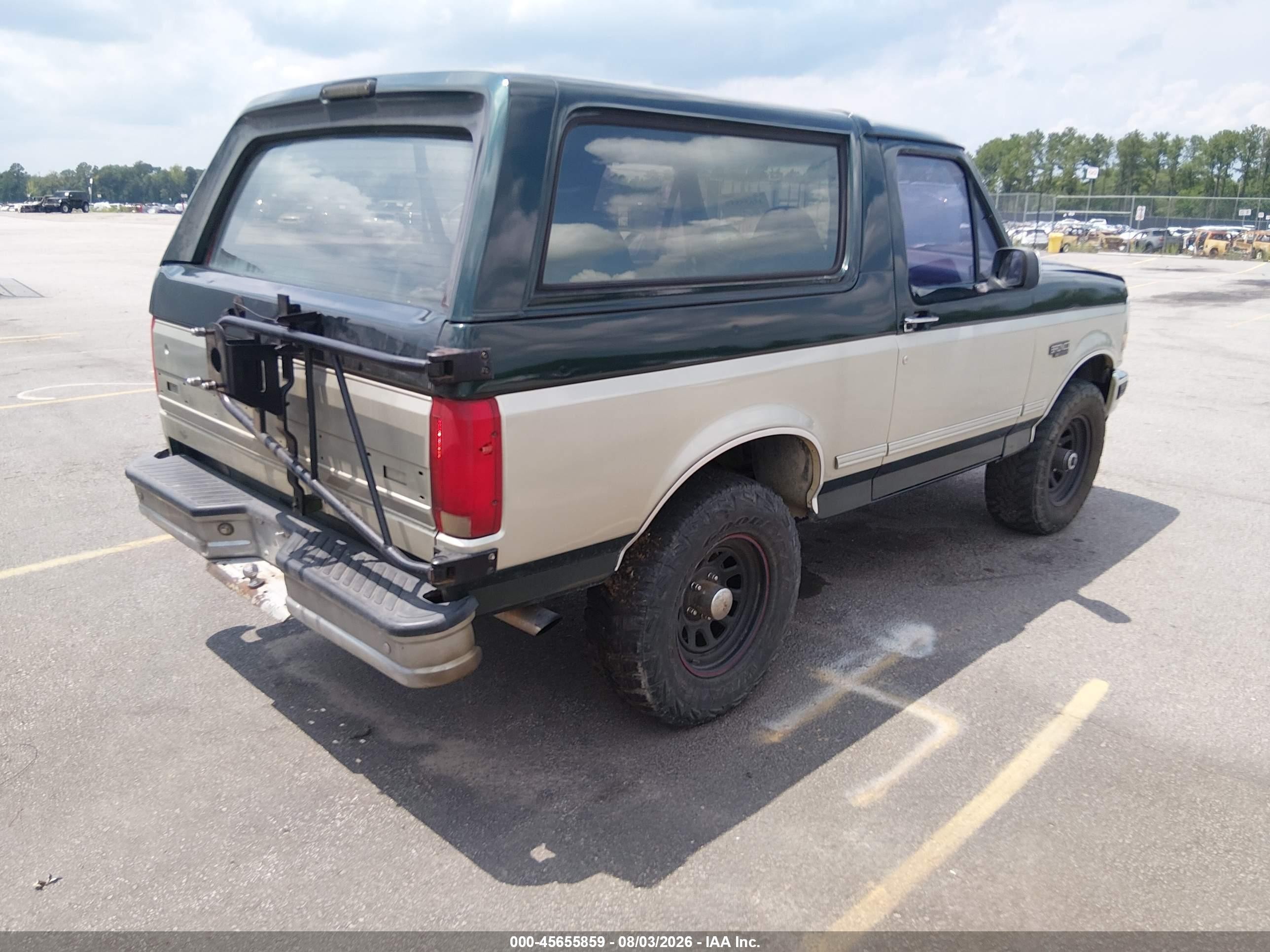 1994 Ford Bronco U100 vin: 1FMEU15N0RLA41577