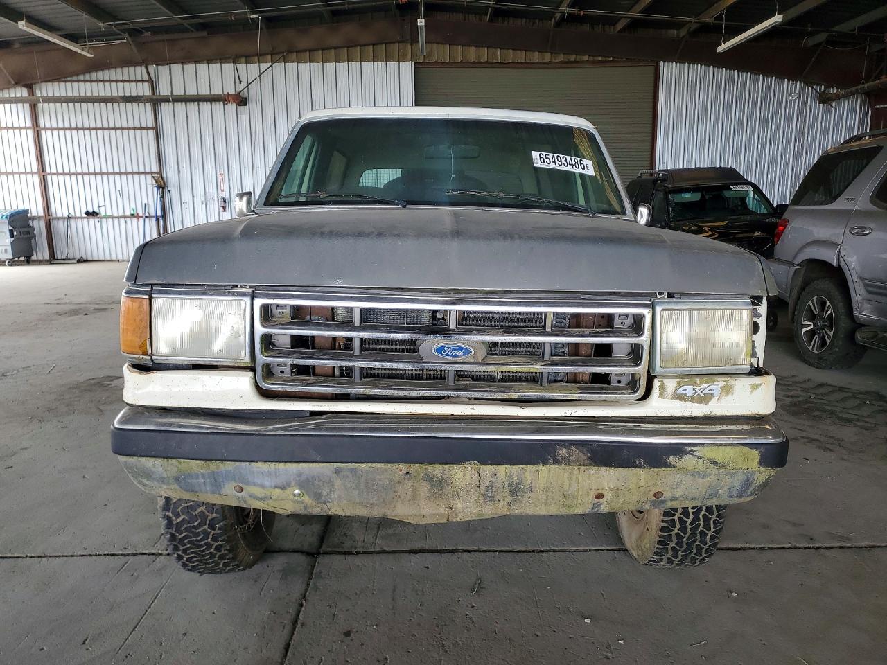 1990 Ford Bronco U100 White vin: 1FMEU15N1LLB33997