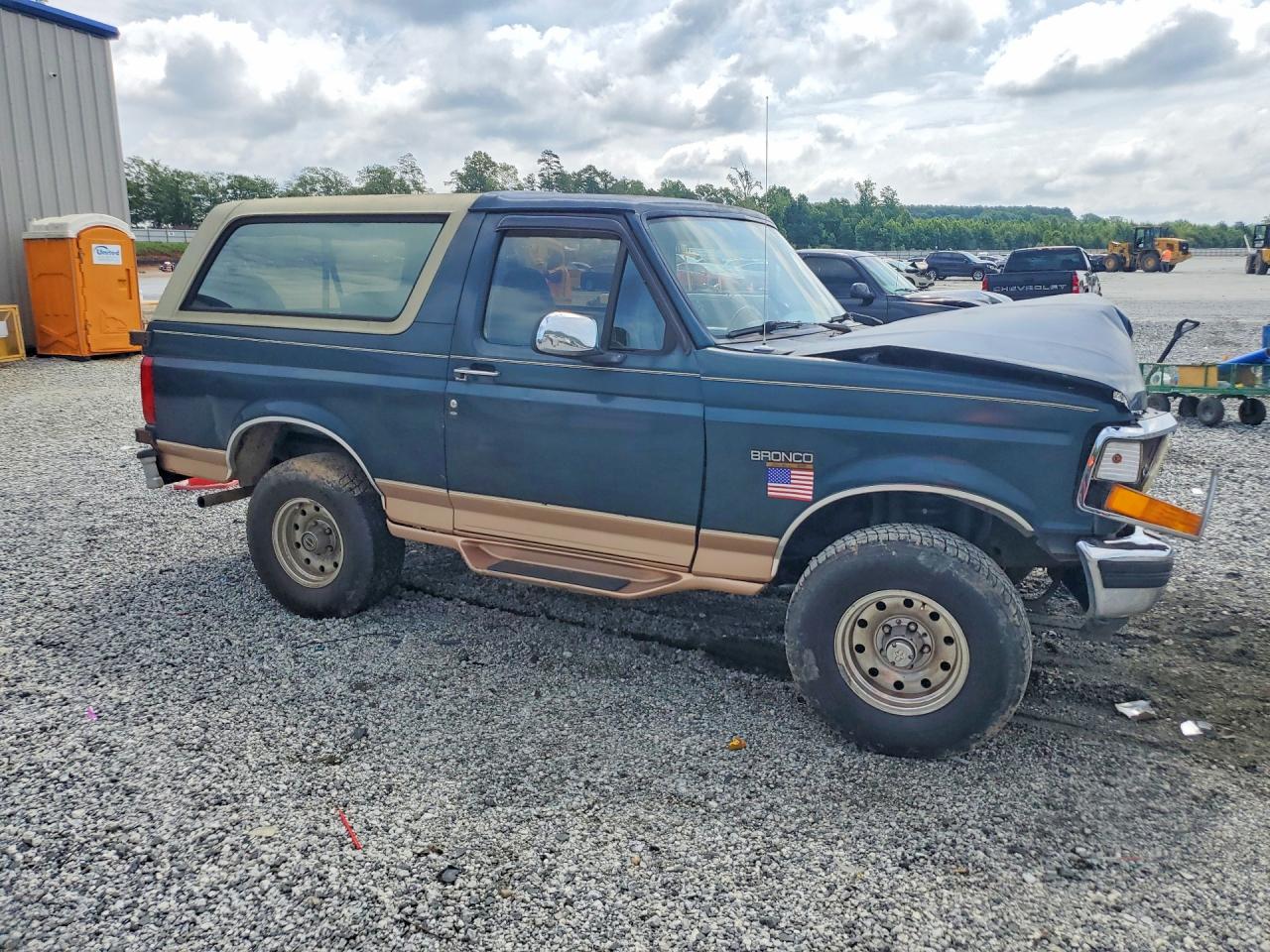 1995 Ford Bronco U100 Blue vin: 1FMEU15N6SLA76775