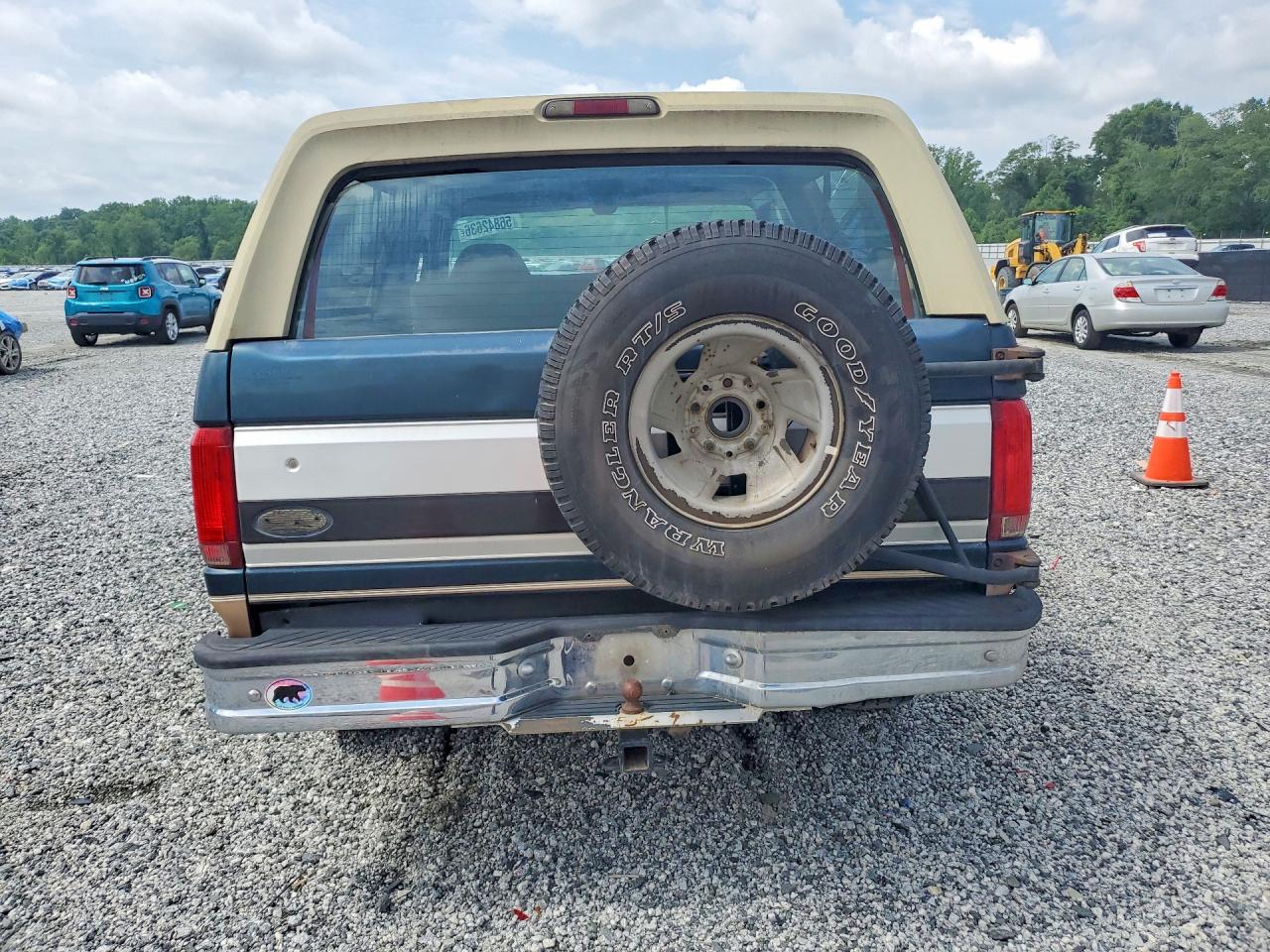 1995 Ford Bronco U100 Blue vin: 1FMEU15N6SLA76775