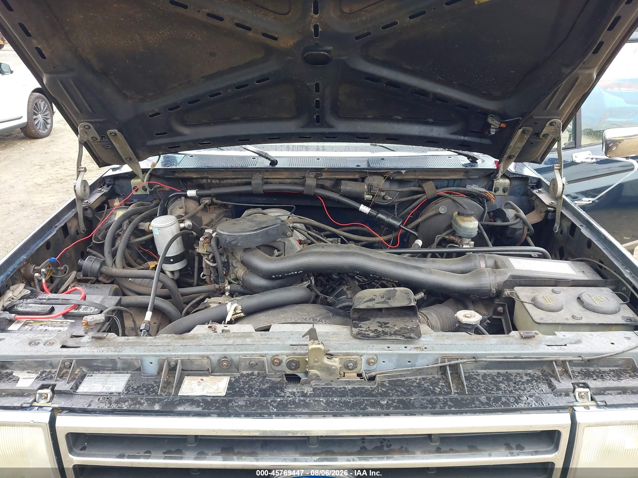 1989 Ford Bronco U100 Blue vin: 1FMEU15N8KLB48494