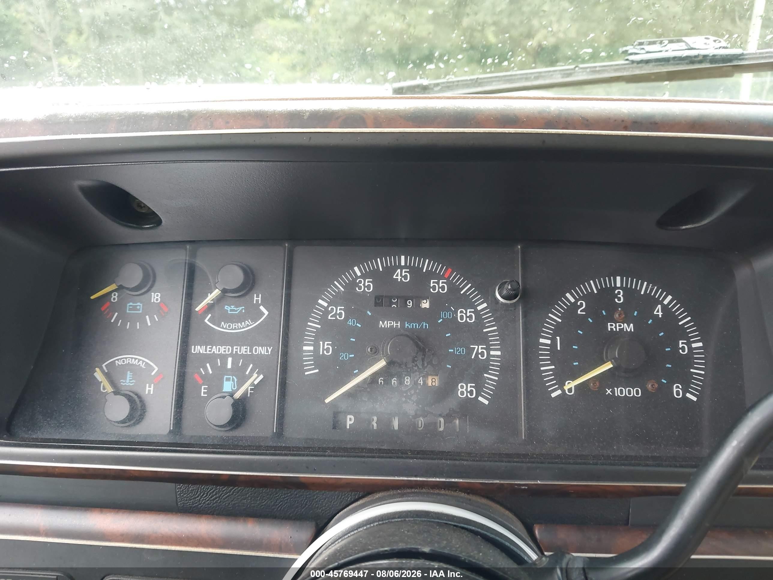 1989 Ford Bronco U100 Blue vin: 1FMEU15N8KLB48494