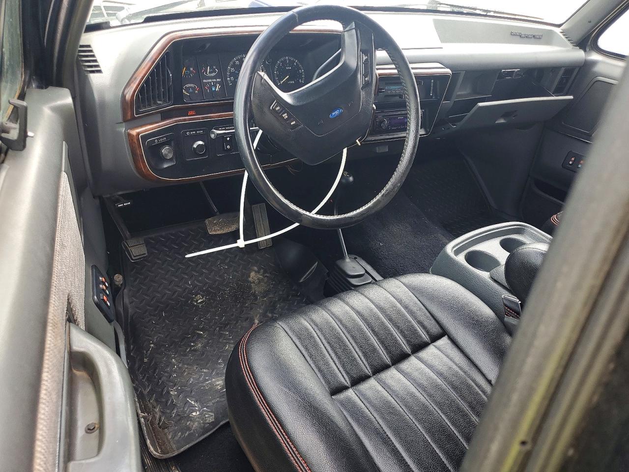 1989 Ford Bronco U100 Black vin: 1FMEU15NXKLB05243