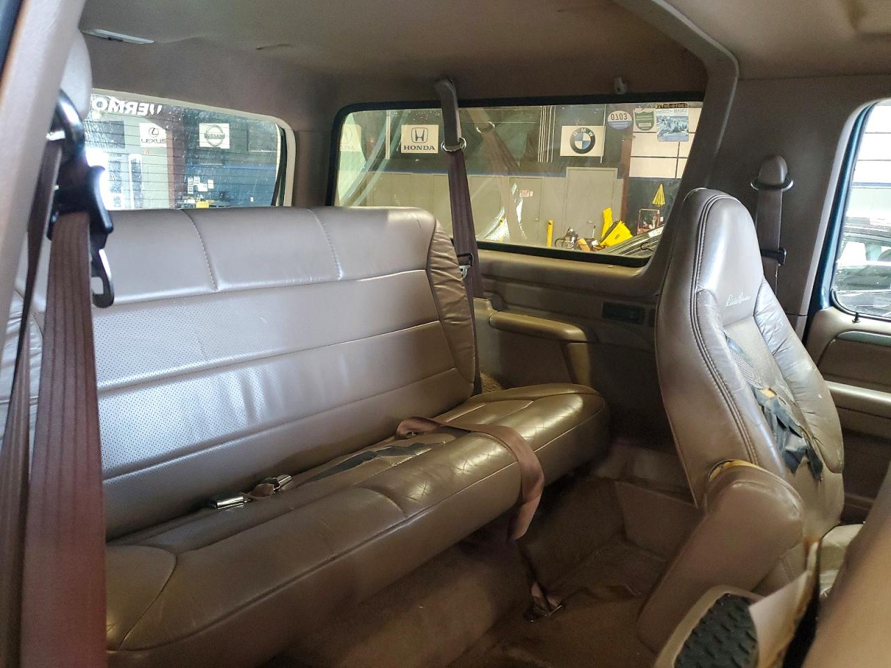 1993 Ford Bronco U100 Teal vin: 1FMEU15NXPLA40353