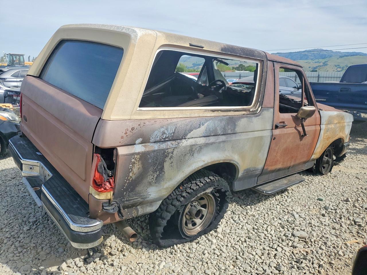 1989 Ford Bronco Brown vin: 1FMEU15Y5KLB19044