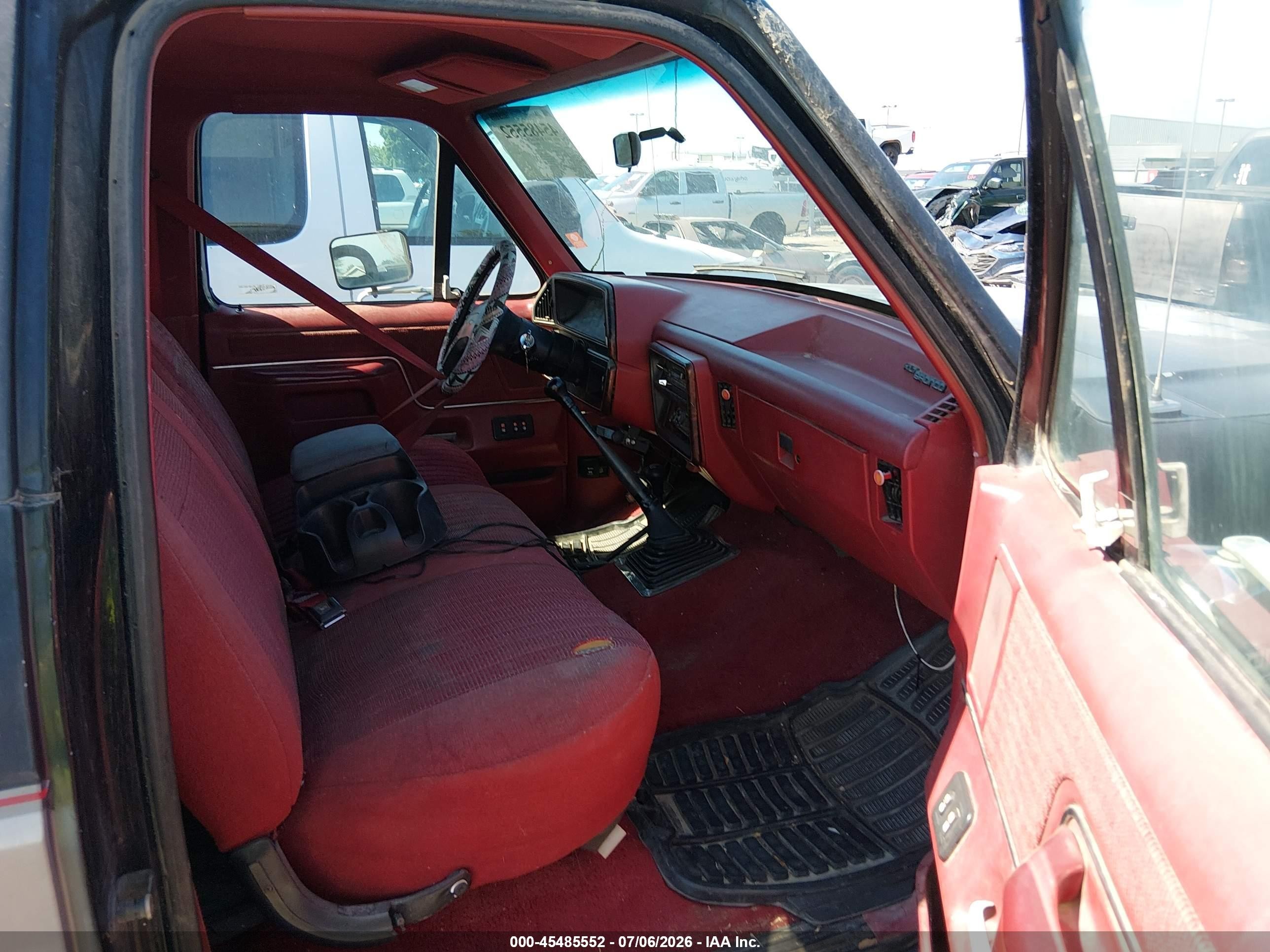 1991 Ford Bronco U100 Gray vin: 1FMEU15Y6MLA21045