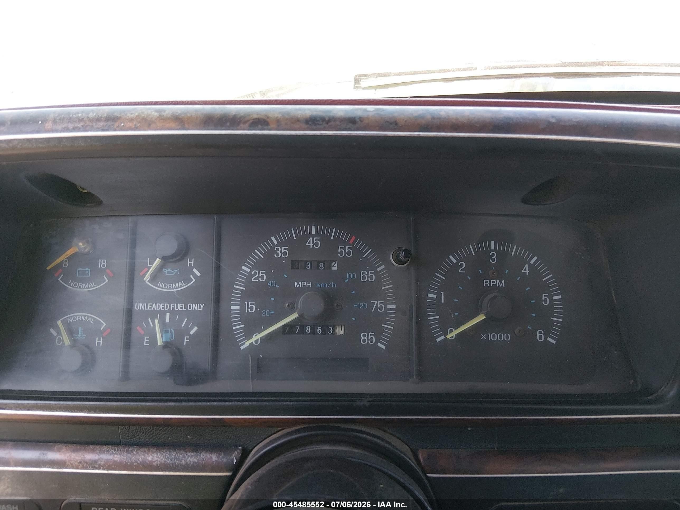 1991 Ford Bronco U100 Gray vin: 1FMEU15Y6MLA21045