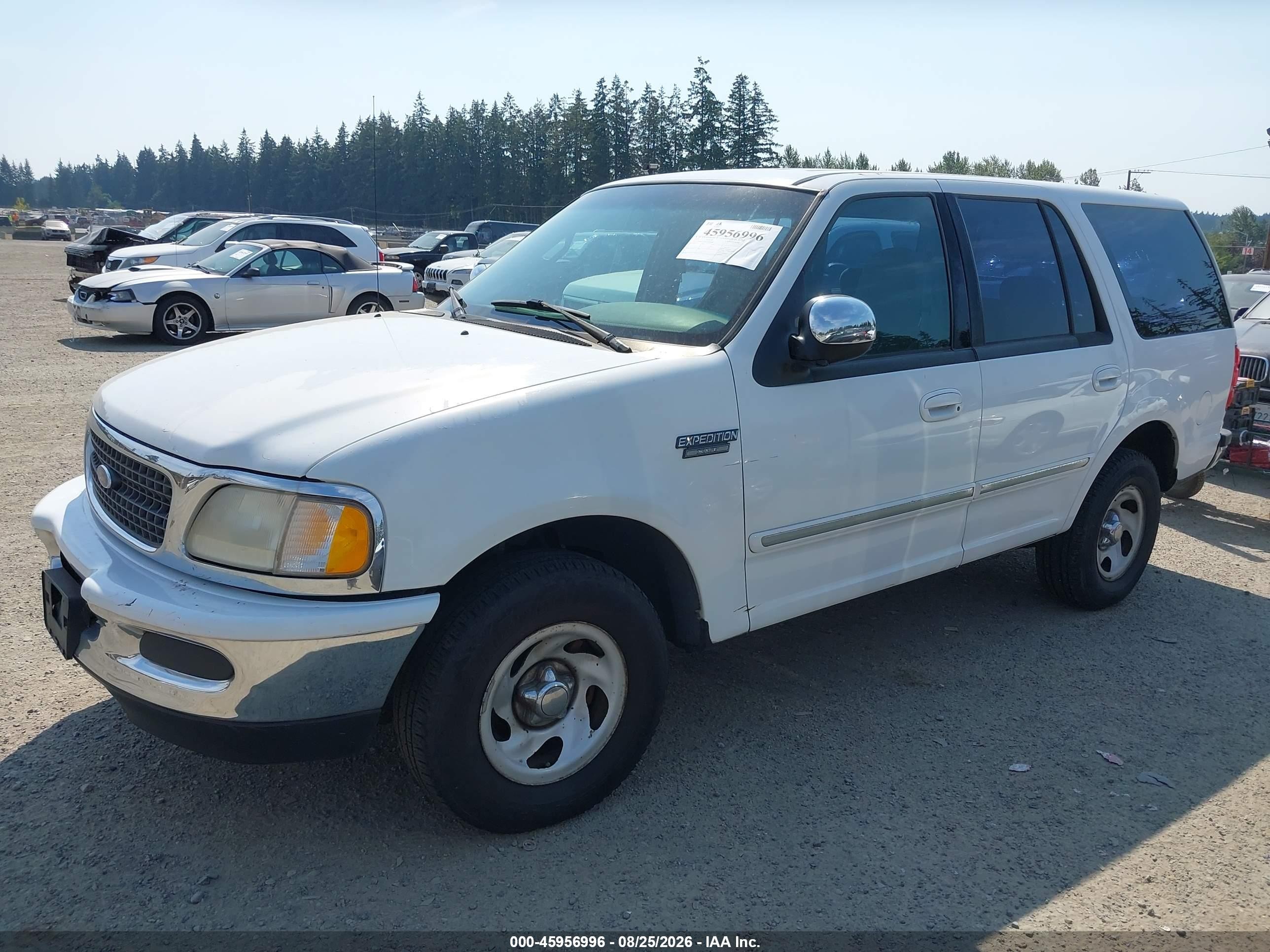 1997 Ford Expedition Eddie Bauer/xlt White vin: 1FMEU1760VLB90068