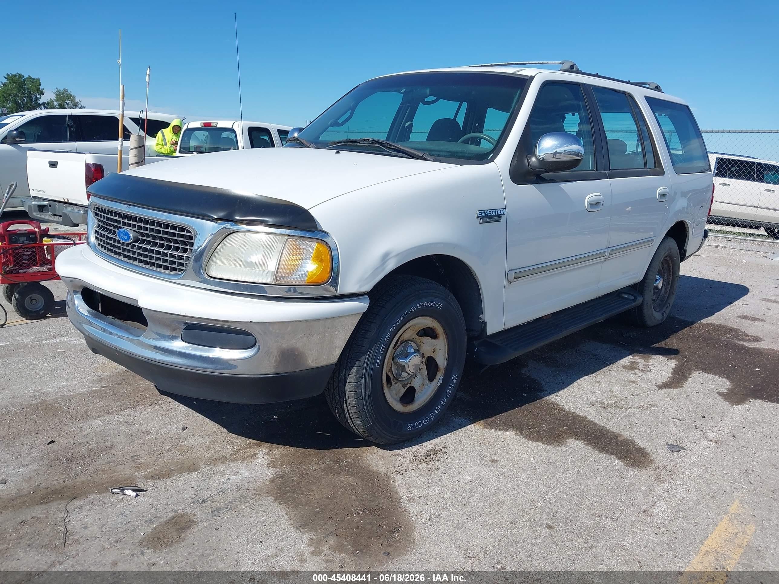 1997 Ford Expedition Eddie Bauer/xlt White vin: 1FMEU1765VLC28944