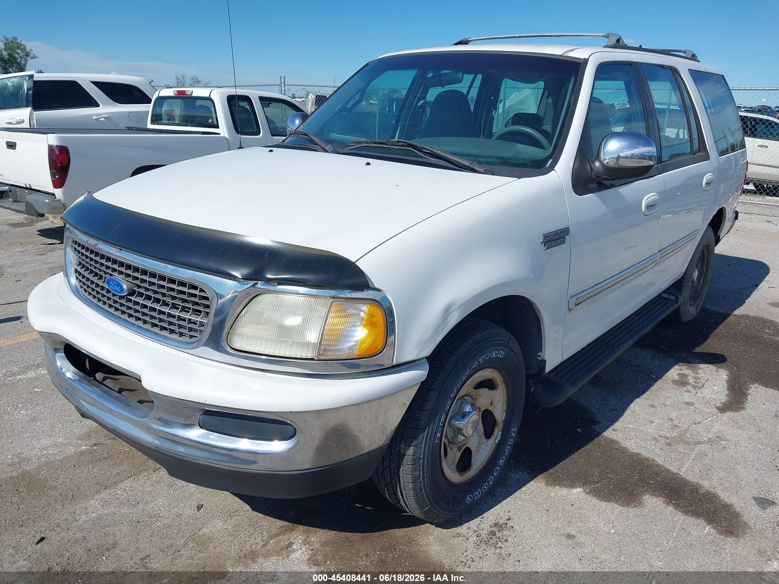 1997 Ford Expedition Eddie Bauer/xlt White vin: 1FMEU1765VLC28944