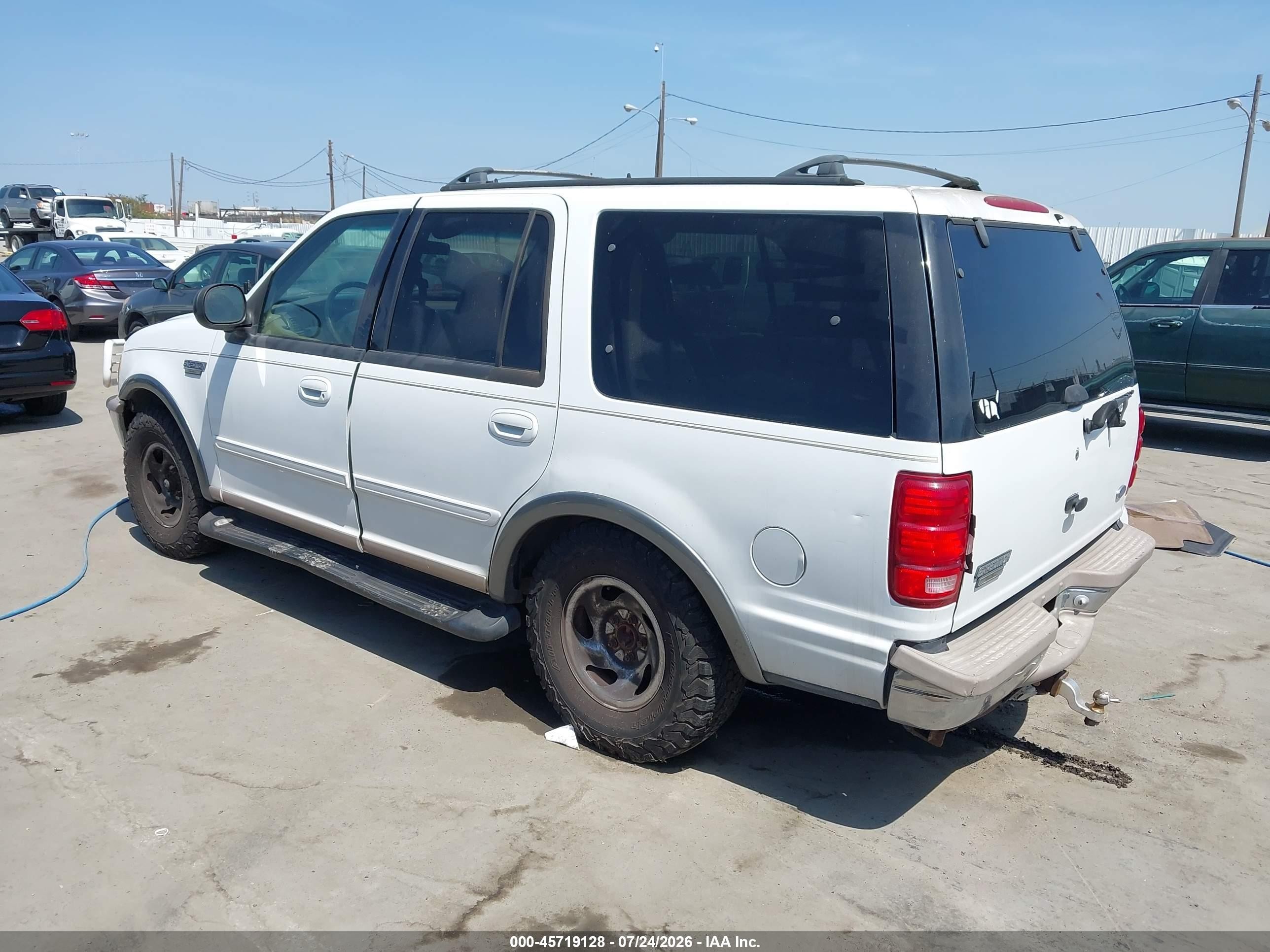 1997 Ford Expedition Eddie Bauer/xlt White vin: 1FMEU17L0VLB83403
