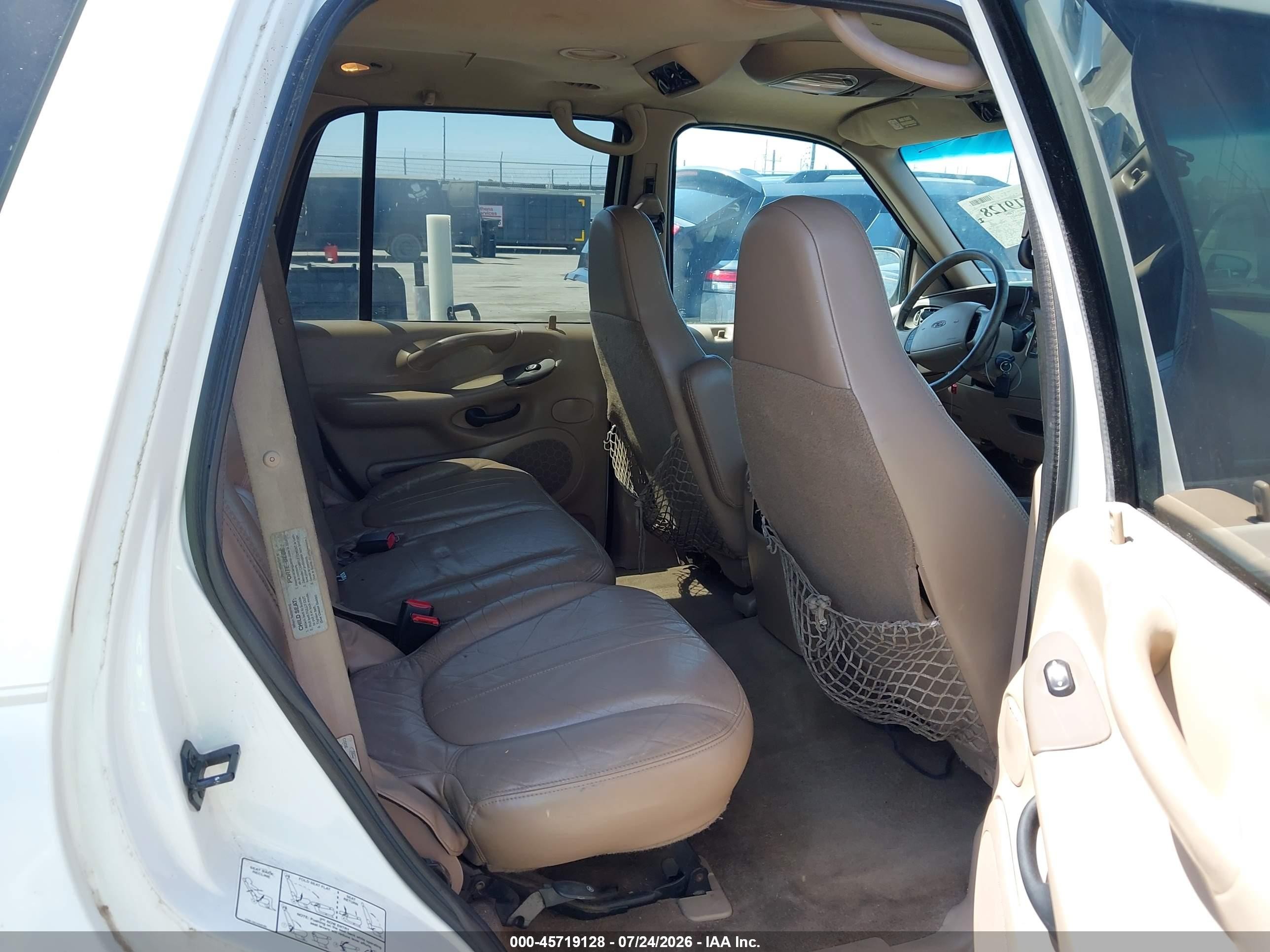 1997 Ford Expedition Eddie Bauer/xlt White vin: 1FMEU17L0VLB83403